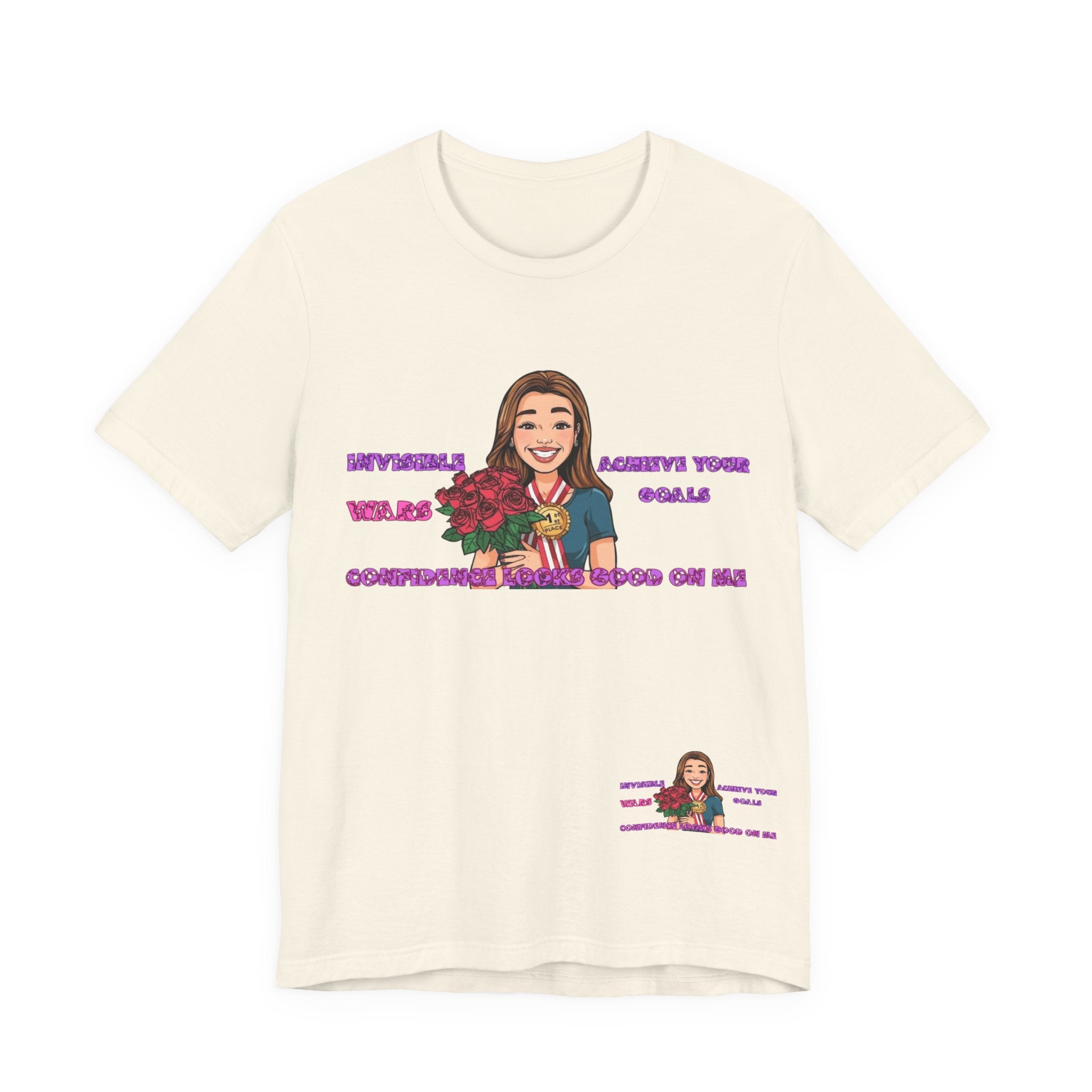 Women T-Shirt—Confidence Looks Good On Me”