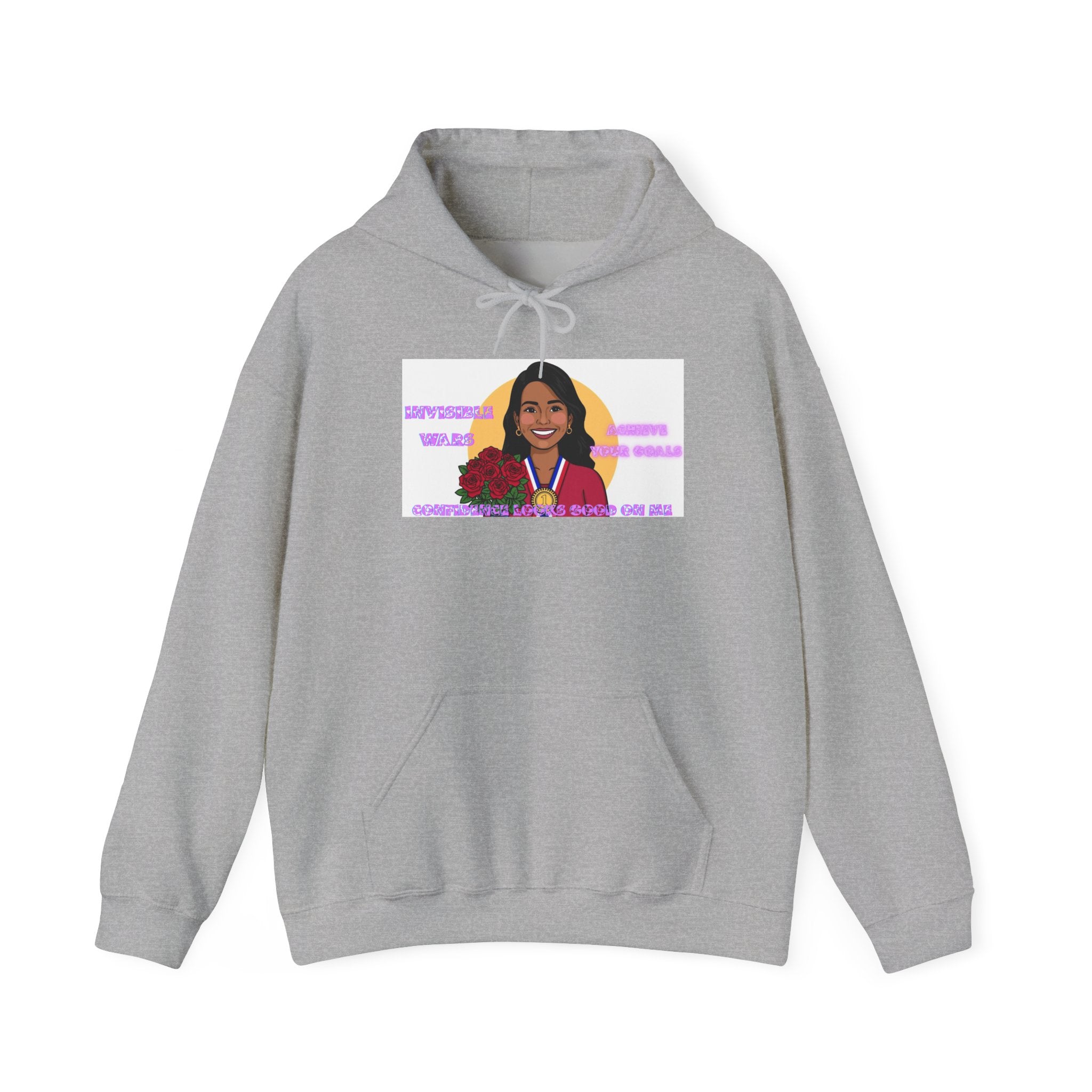 Women Hoodie-Confidence looks good on me