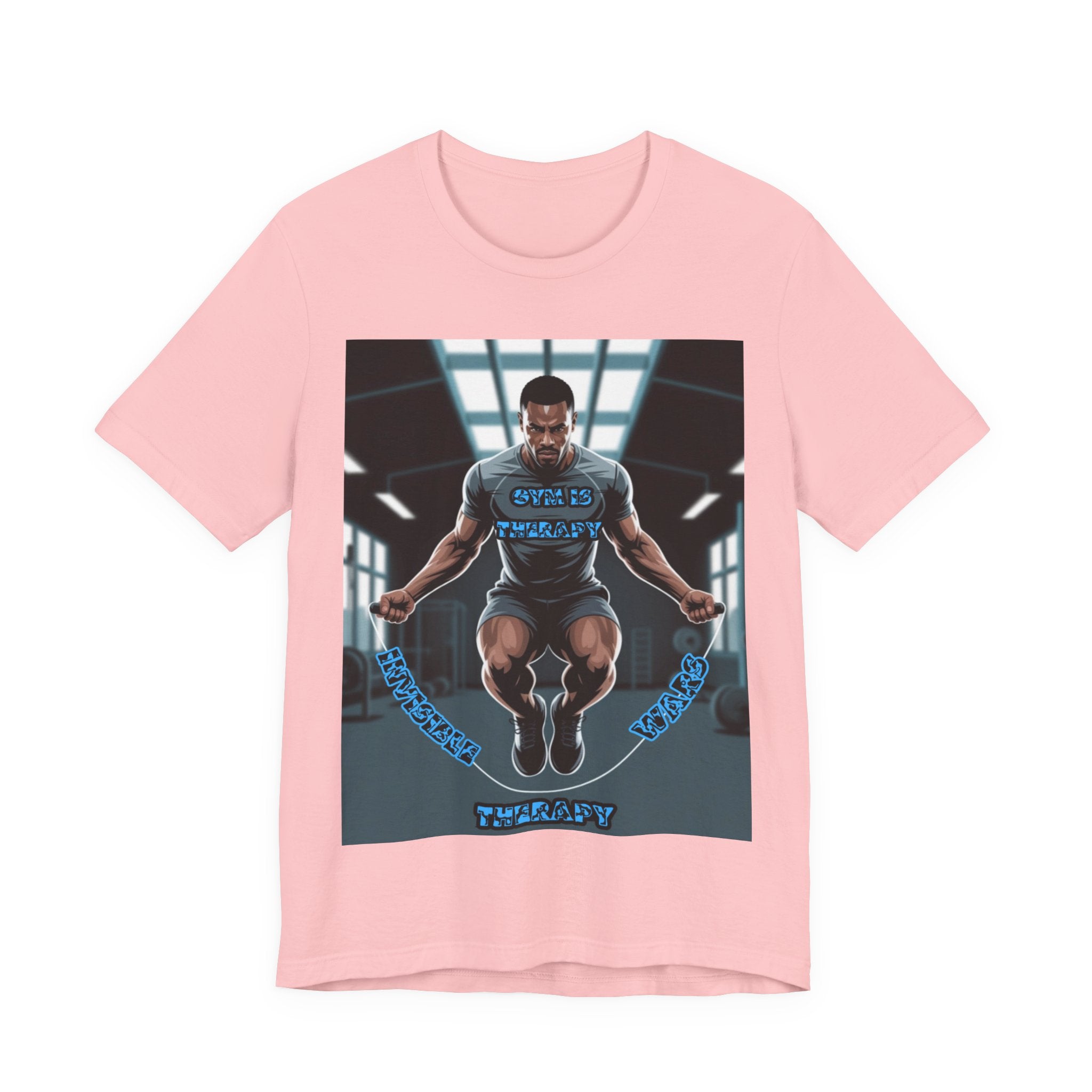 Men T-Shirt = Gym is Therapy