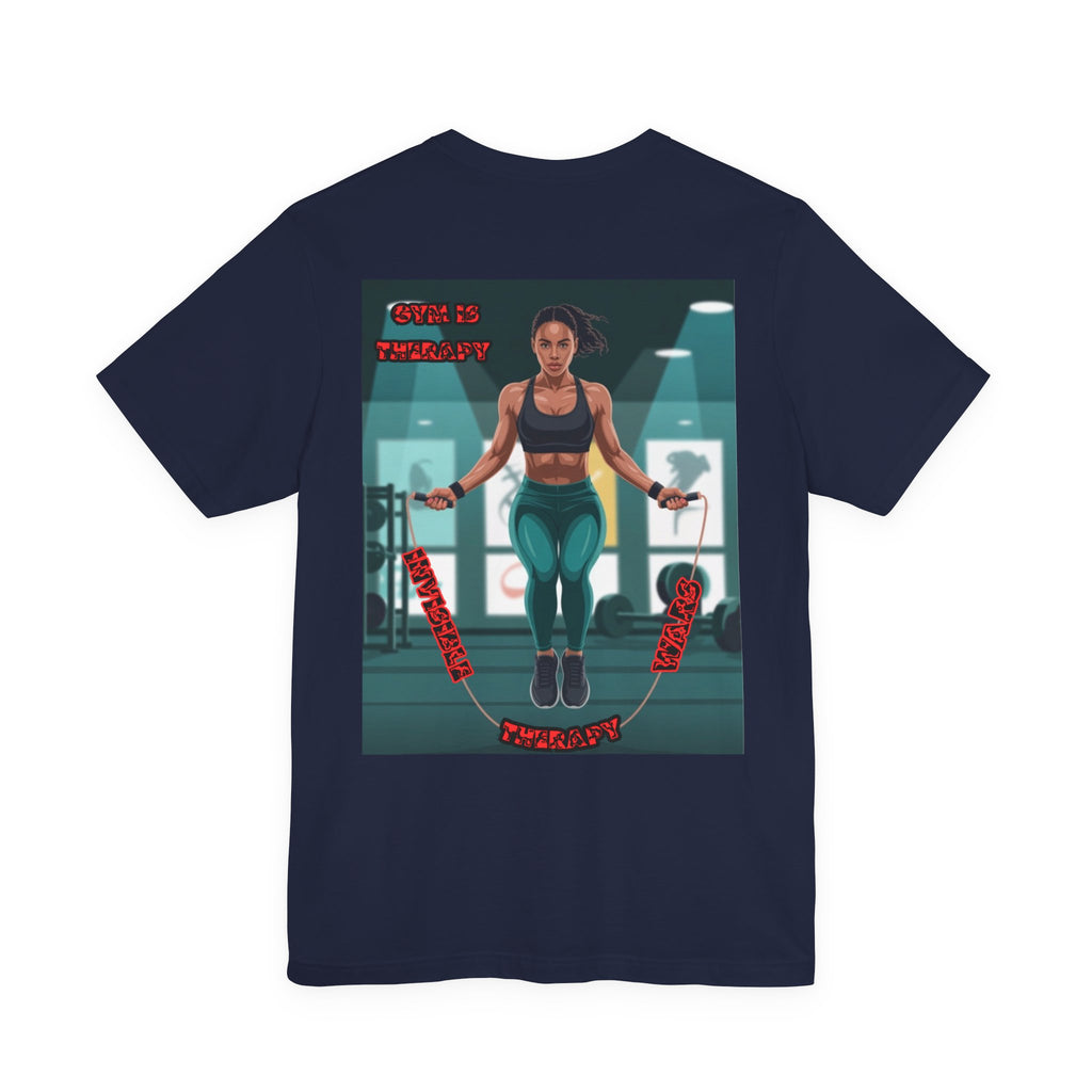 Women T-shirt — Gym is Therapy
