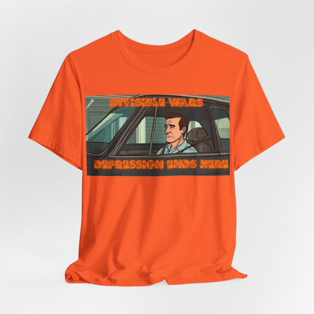 Men  T-Shirt — Depression Ends Here