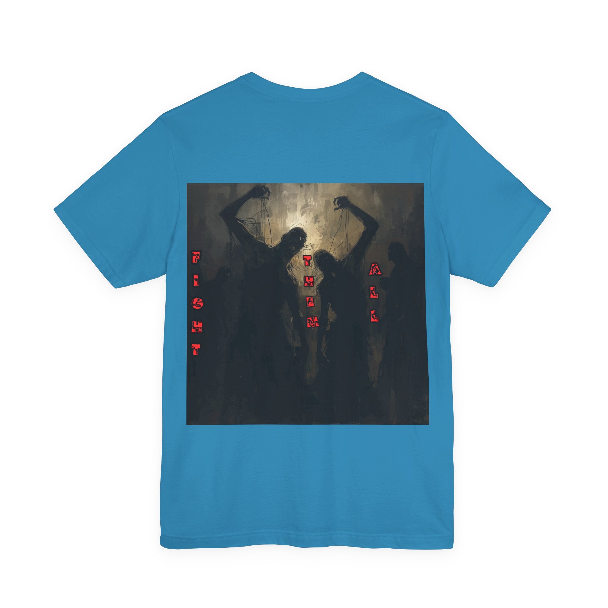 Men T-shirt Invisible Wars — Demons Lurk