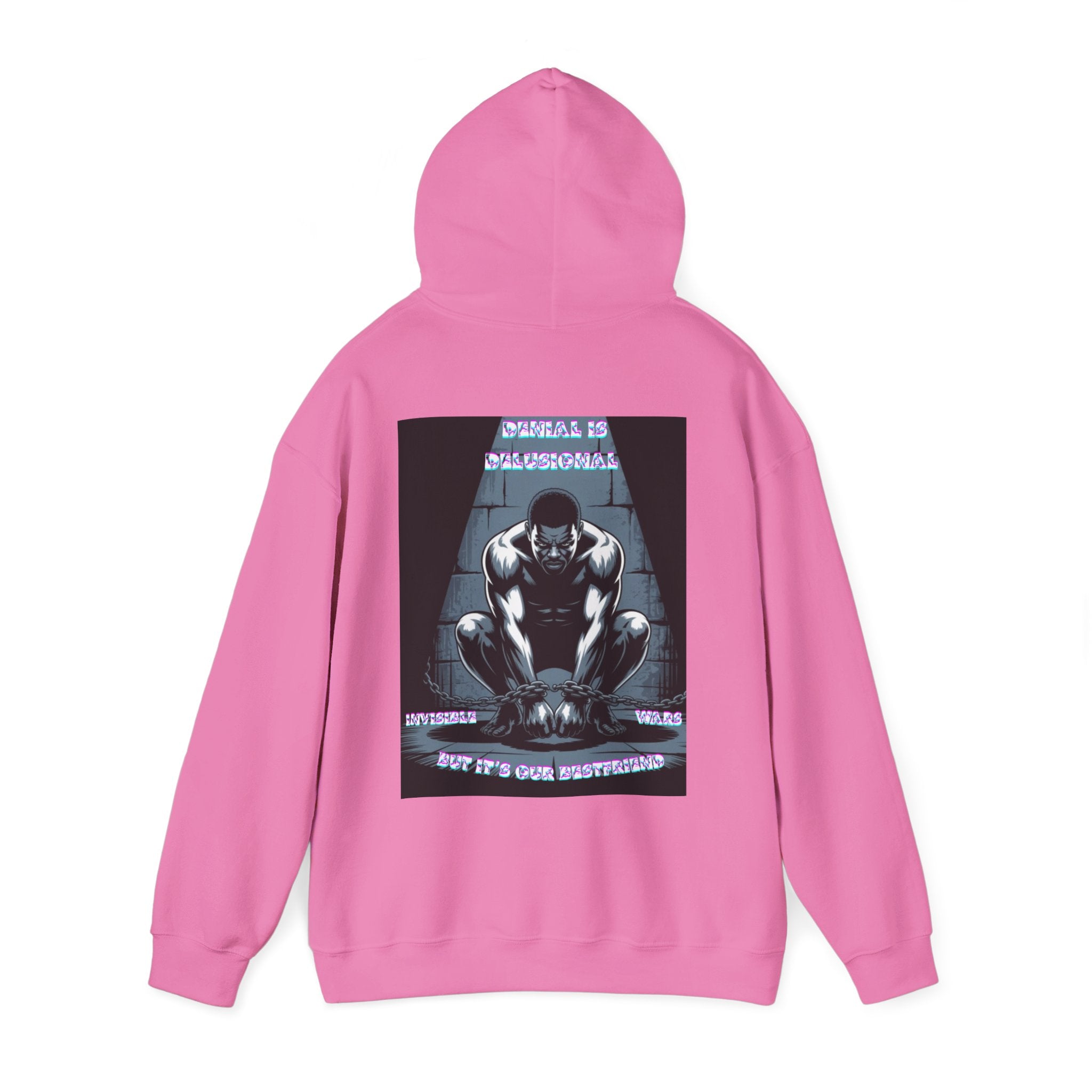 Men Hoodie • -Denial is Delusional