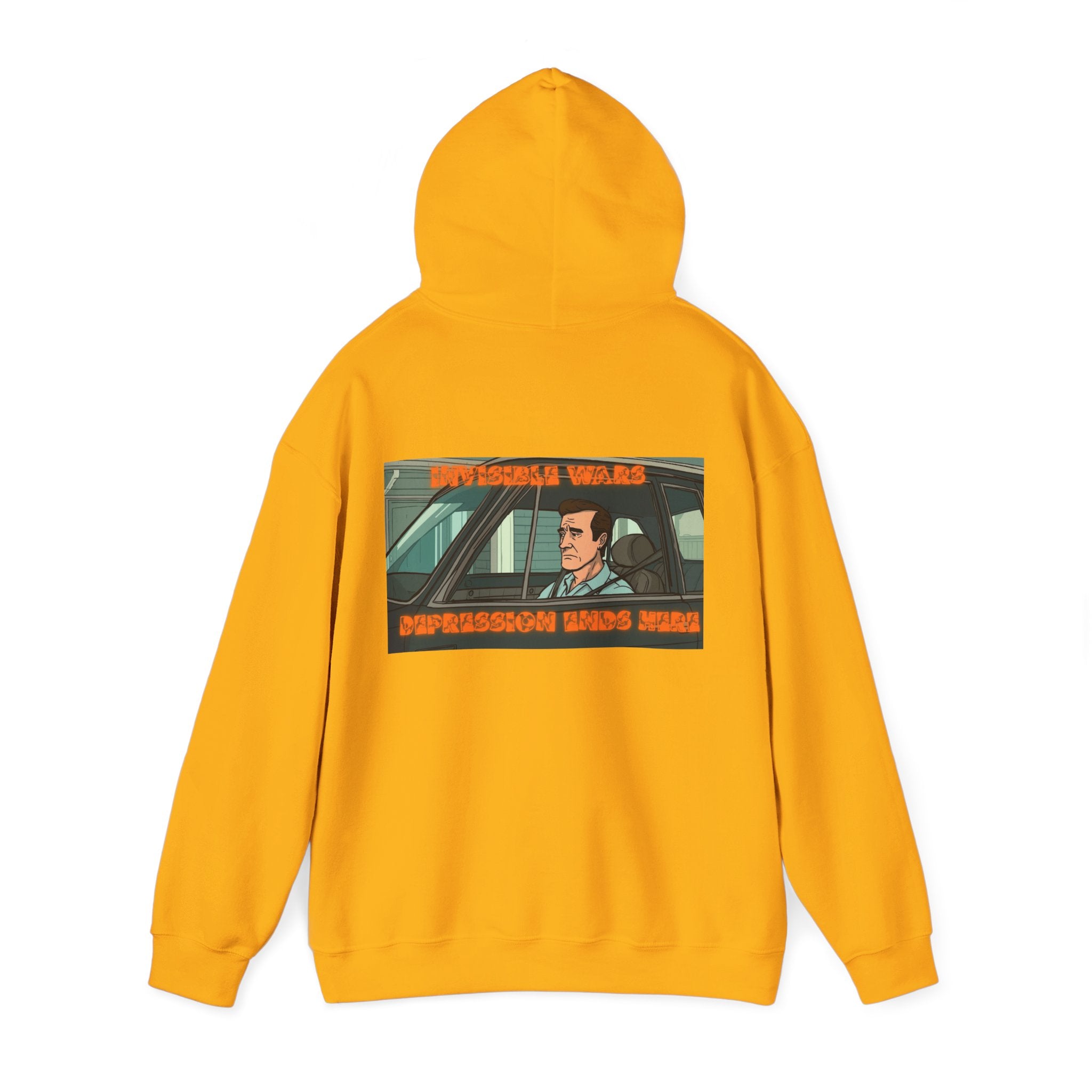 Men Hoodie — Depression Ends Here