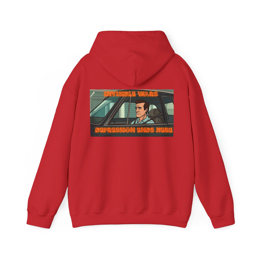 Men Hoodie — Depression Ends Here