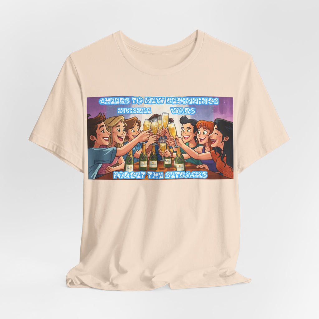 Men T-Shirt-Cheers to New Beginnings