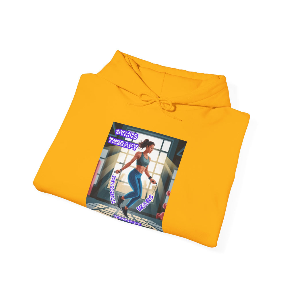 Women Hoodie — Gym is Therapy Invisible Wars