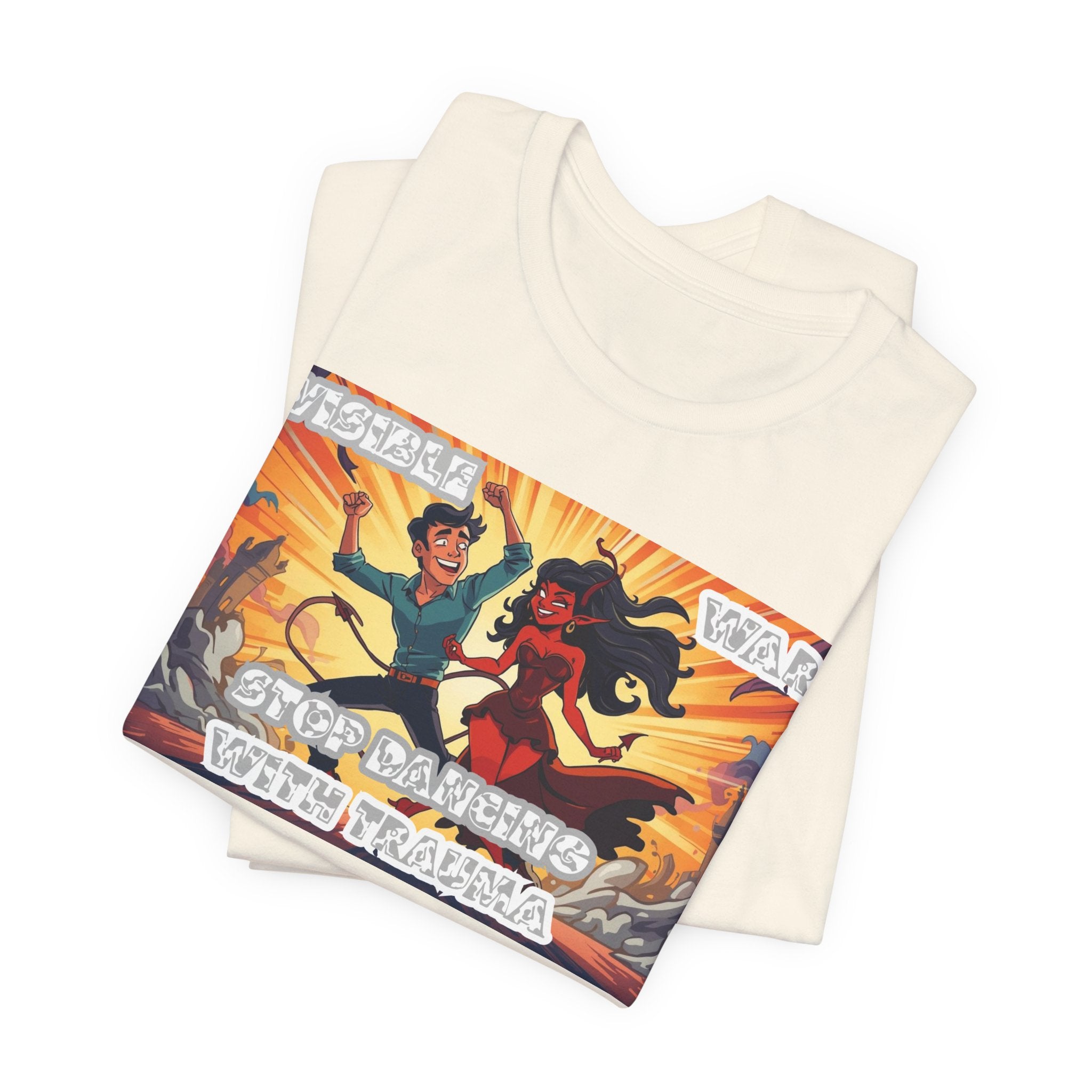 Men T-Shirt –Stop Dancing with Truama