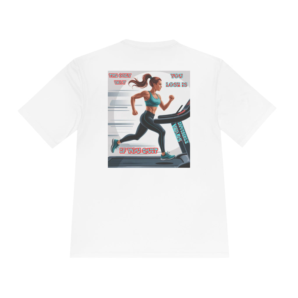 Women Fitness Graphic Shirt — The Only Way You Lose