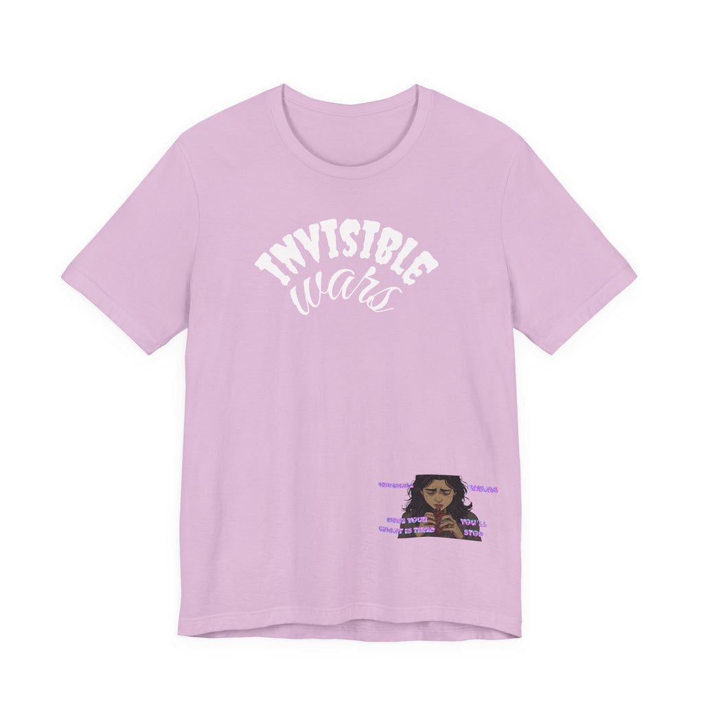 Invisible Wars T-Shirt — Mental Health Awareness Graphic Tee