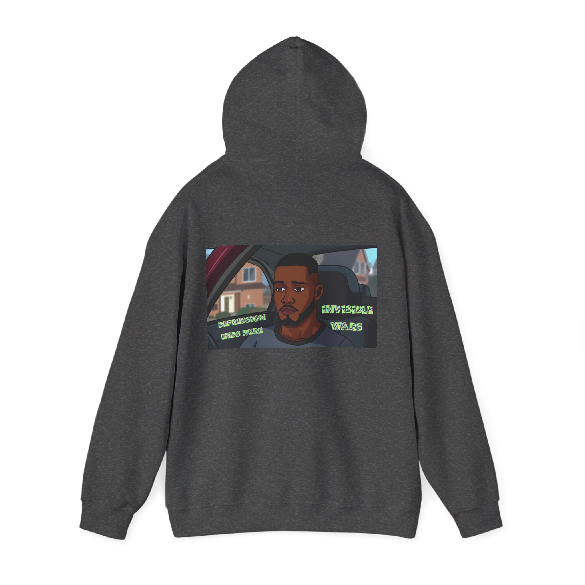 Men  Hoodie — Depression Ends Here