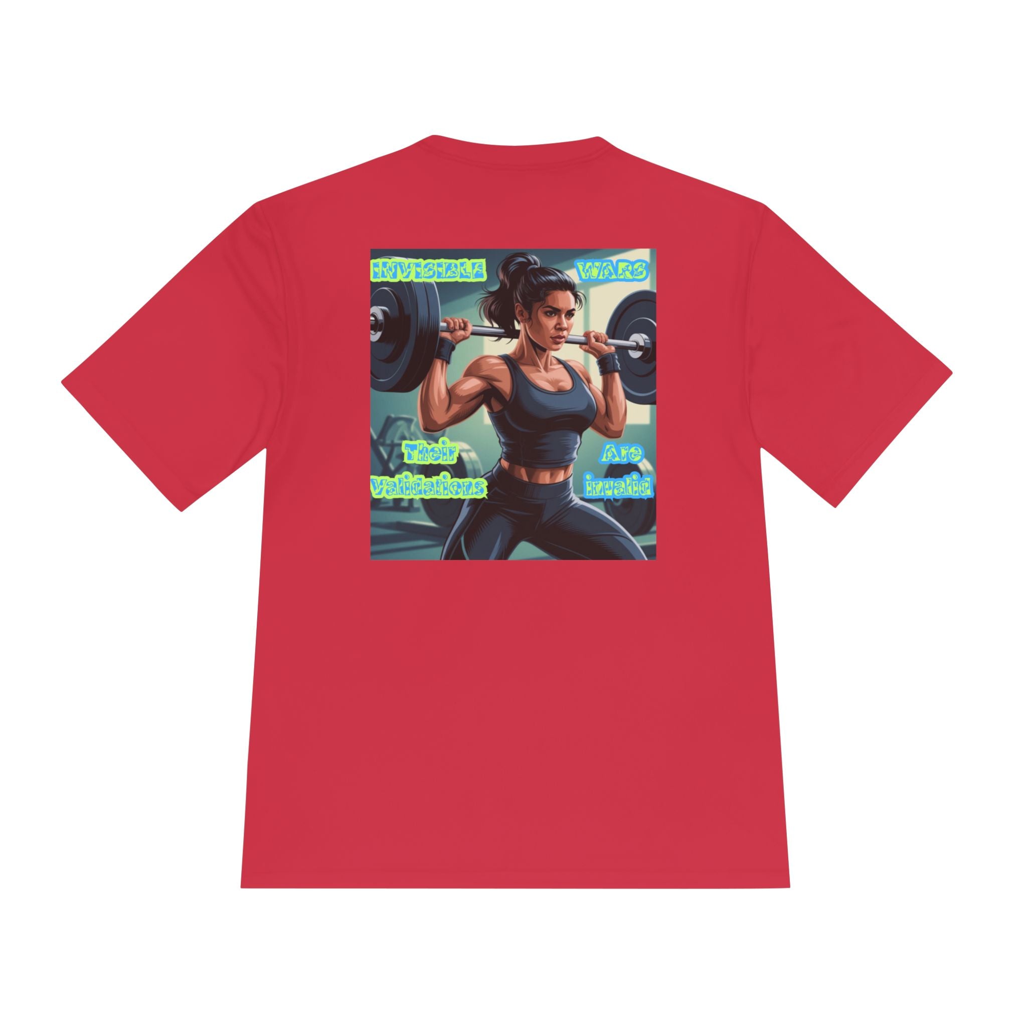 Women Fitness Graphic Shirt — The Vaildations are Invaild