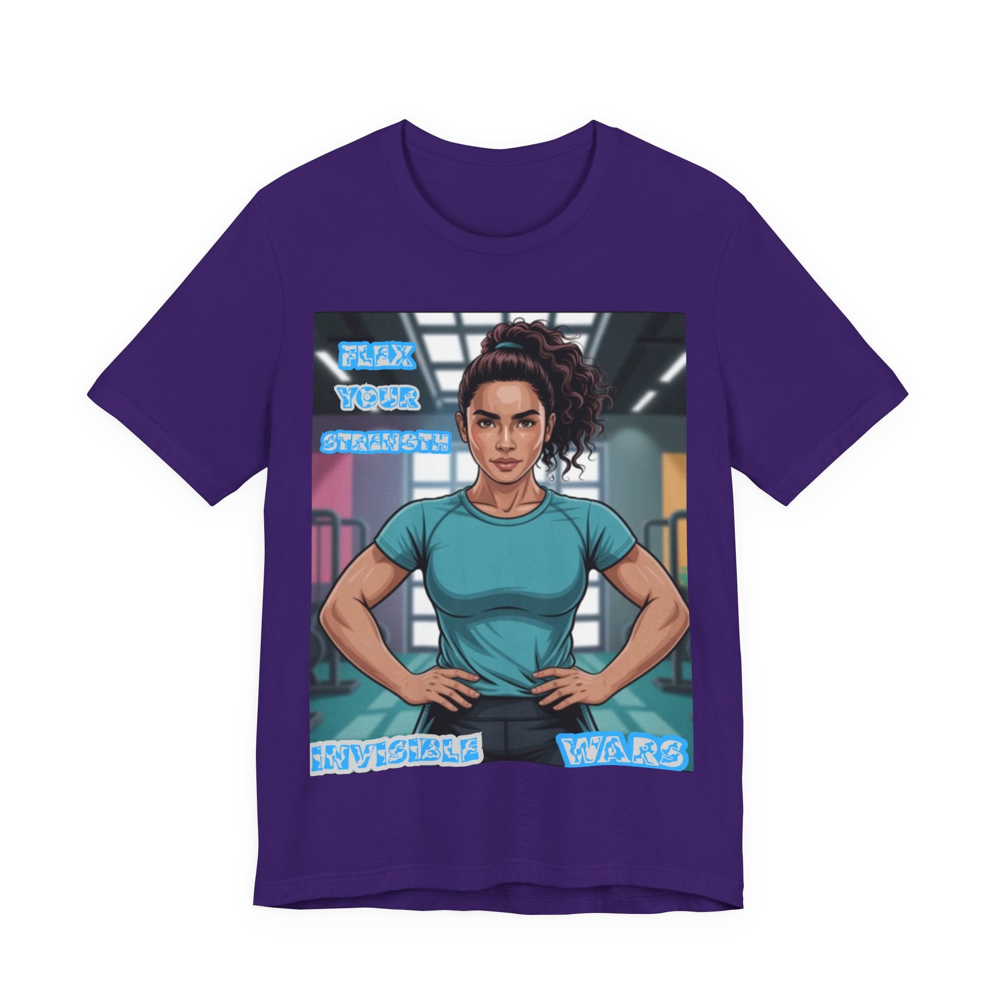 Women T-Shirt — Flex your strengh Invisible Wars