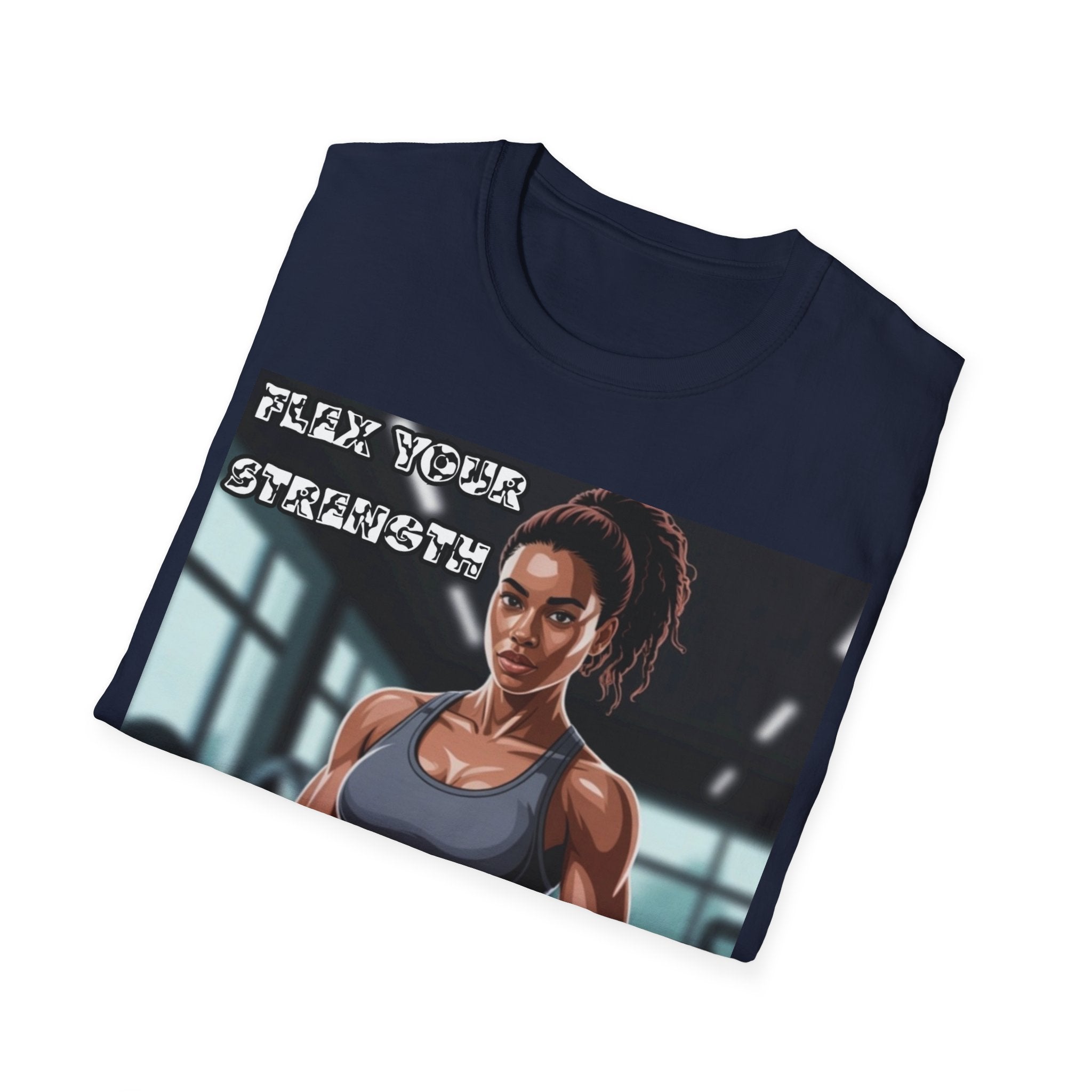 Women T-Shirt-Flex your strengh Invisible Wars