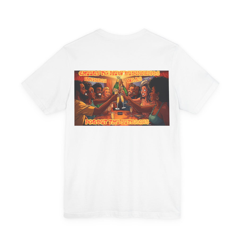 Men T-shirt - Cheers to New Beginnings