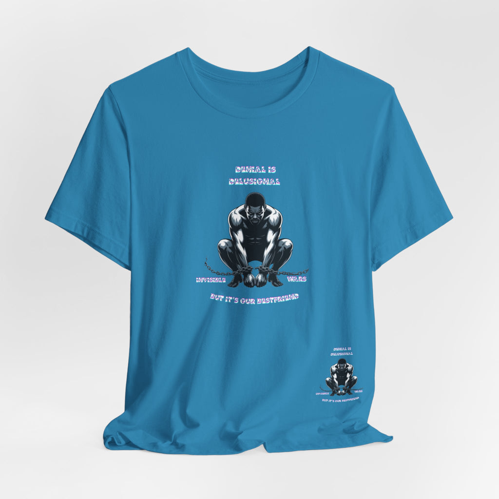 Men T-Shirt—-Denial is Delusion