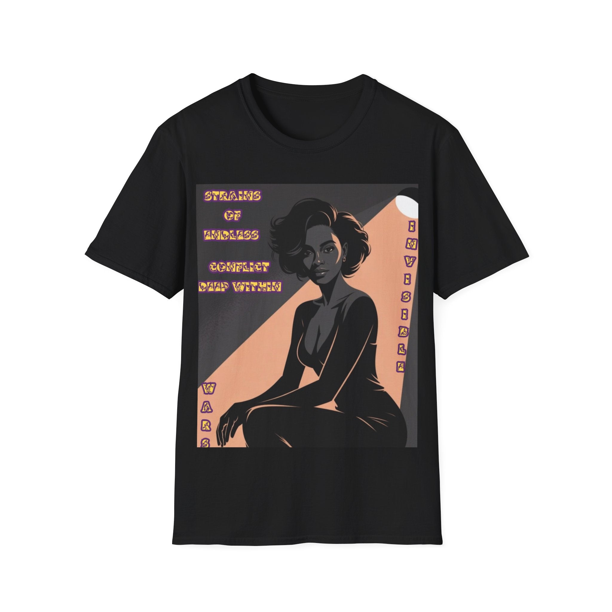 Women T-Shirt- Strains of conflict Invisible Wars