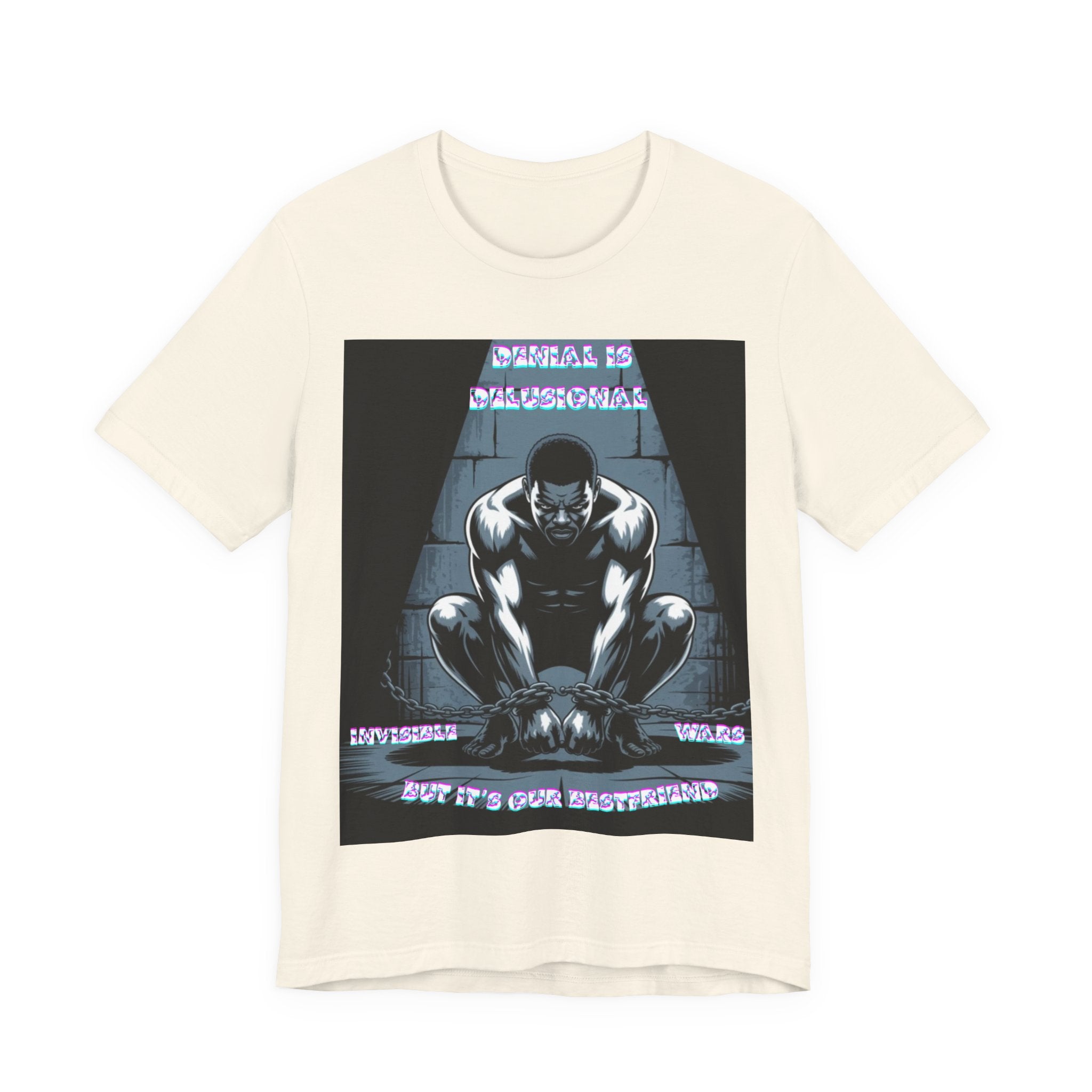 Men T-Shirt—-Denial is Delusion