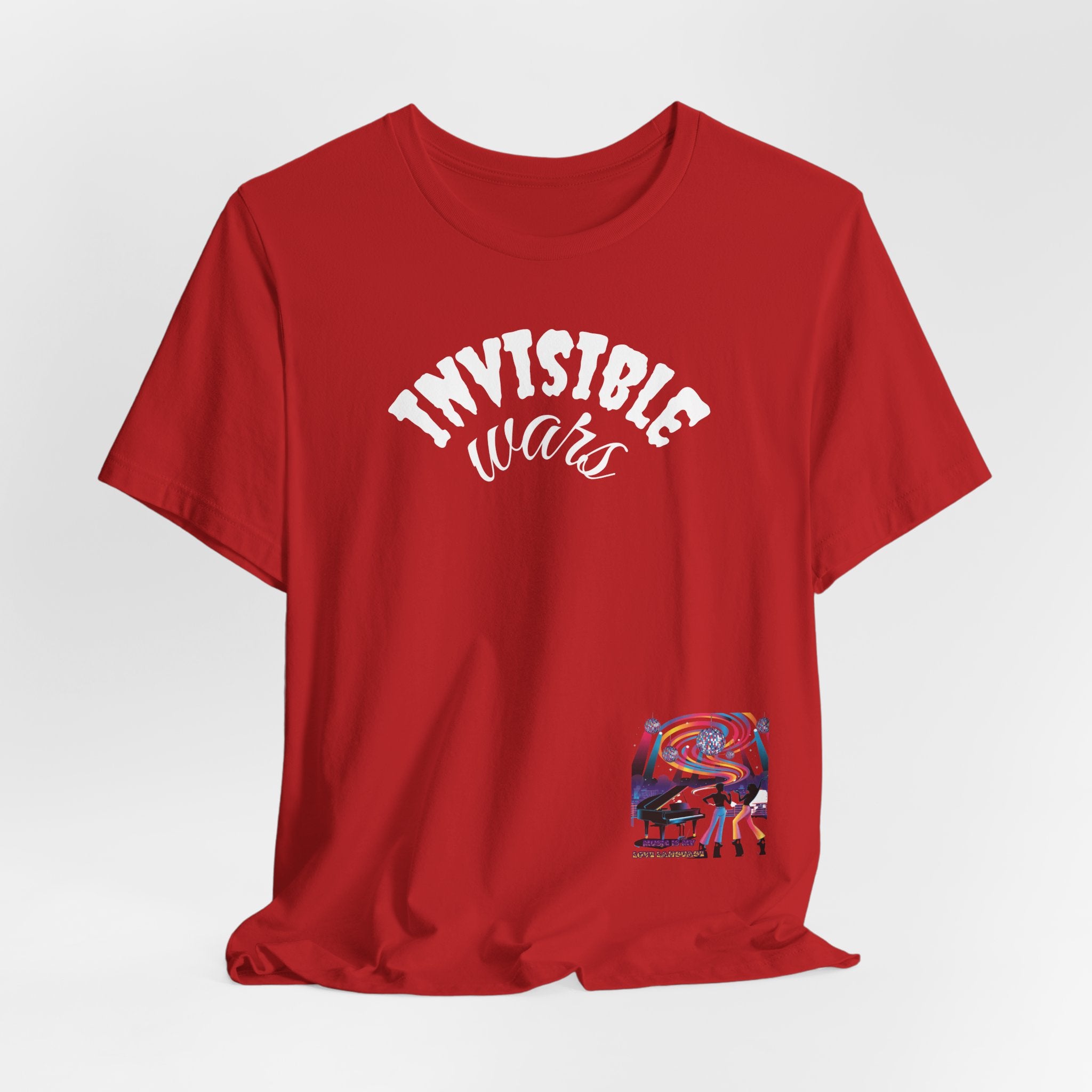 Women Invisible Wars T-shirt - Music is my Love Language