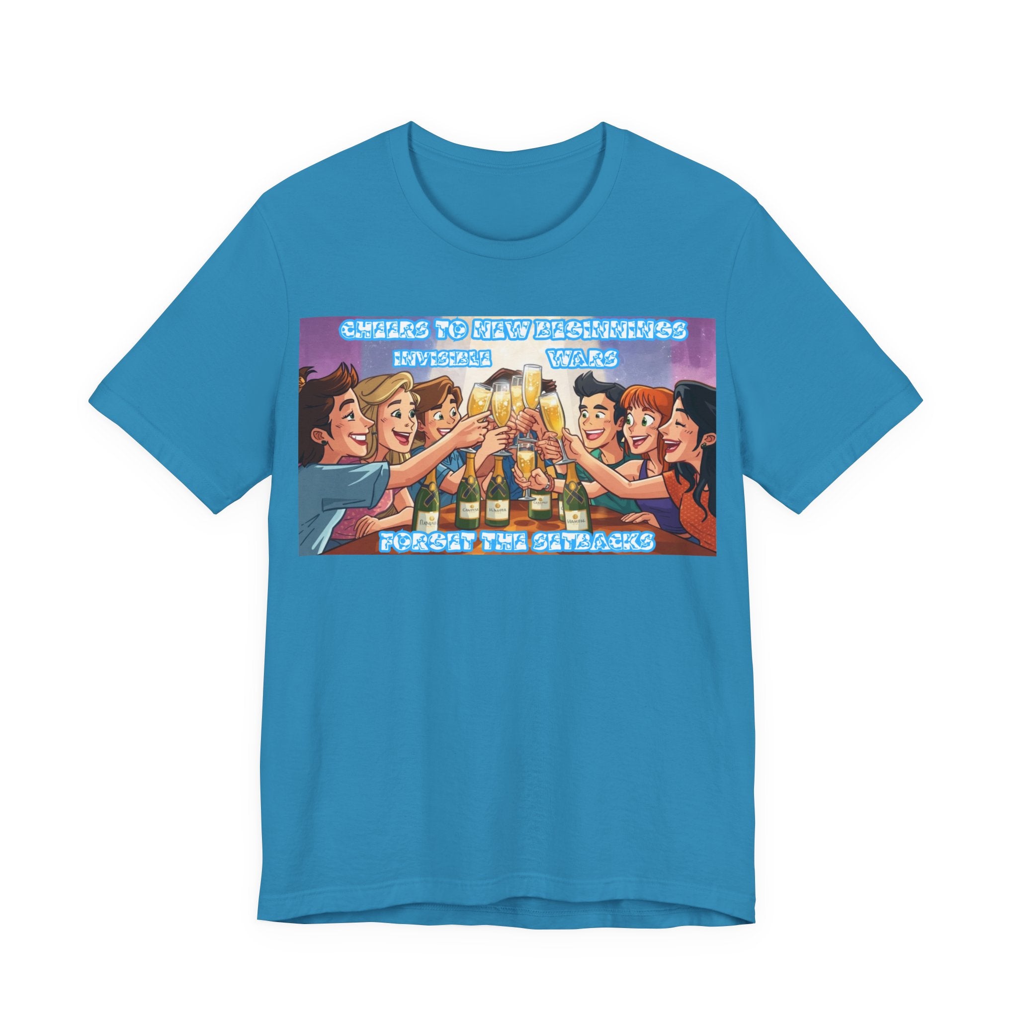 Women T-Shirt —Cheers to New Beginnings