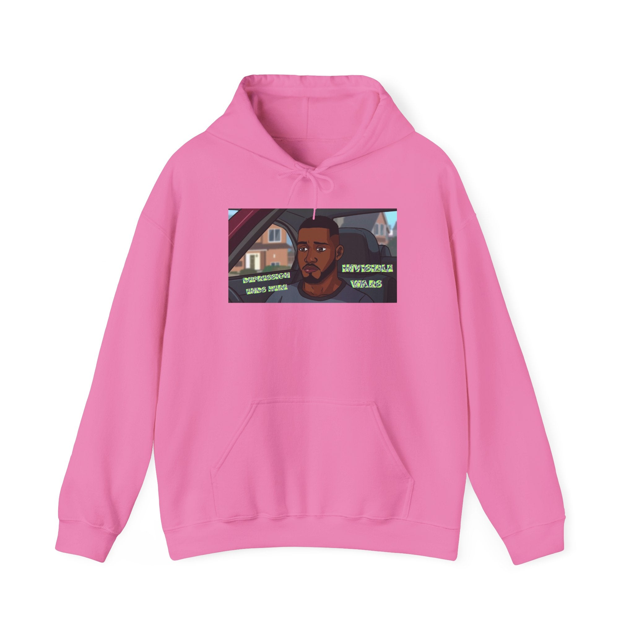 Men  Hoodie — Depression Ends Here