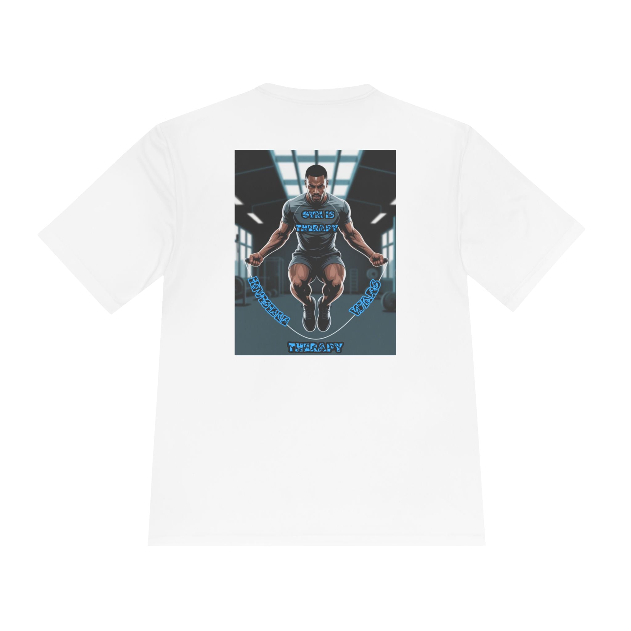 Men Fitness Graphic Shirt —Gym is therapy