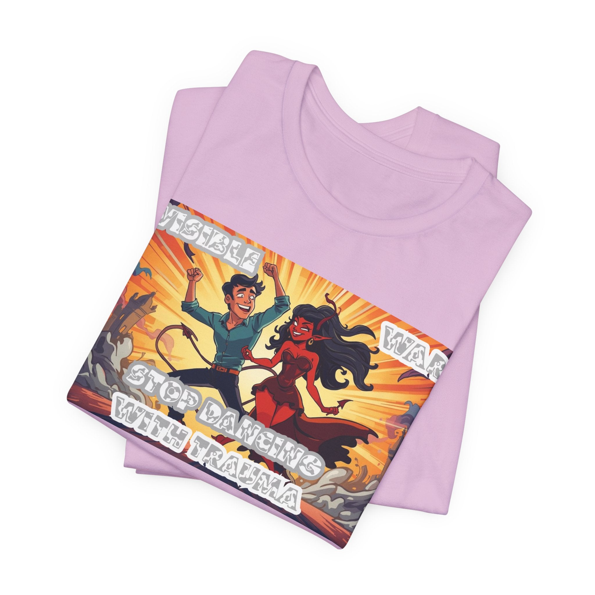 Men T-Shirt –Stop Dancing with Truama