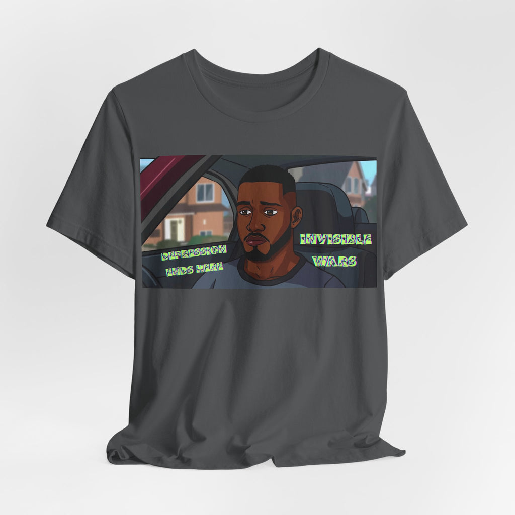 Men  T-Shirt — Depression Ends Here