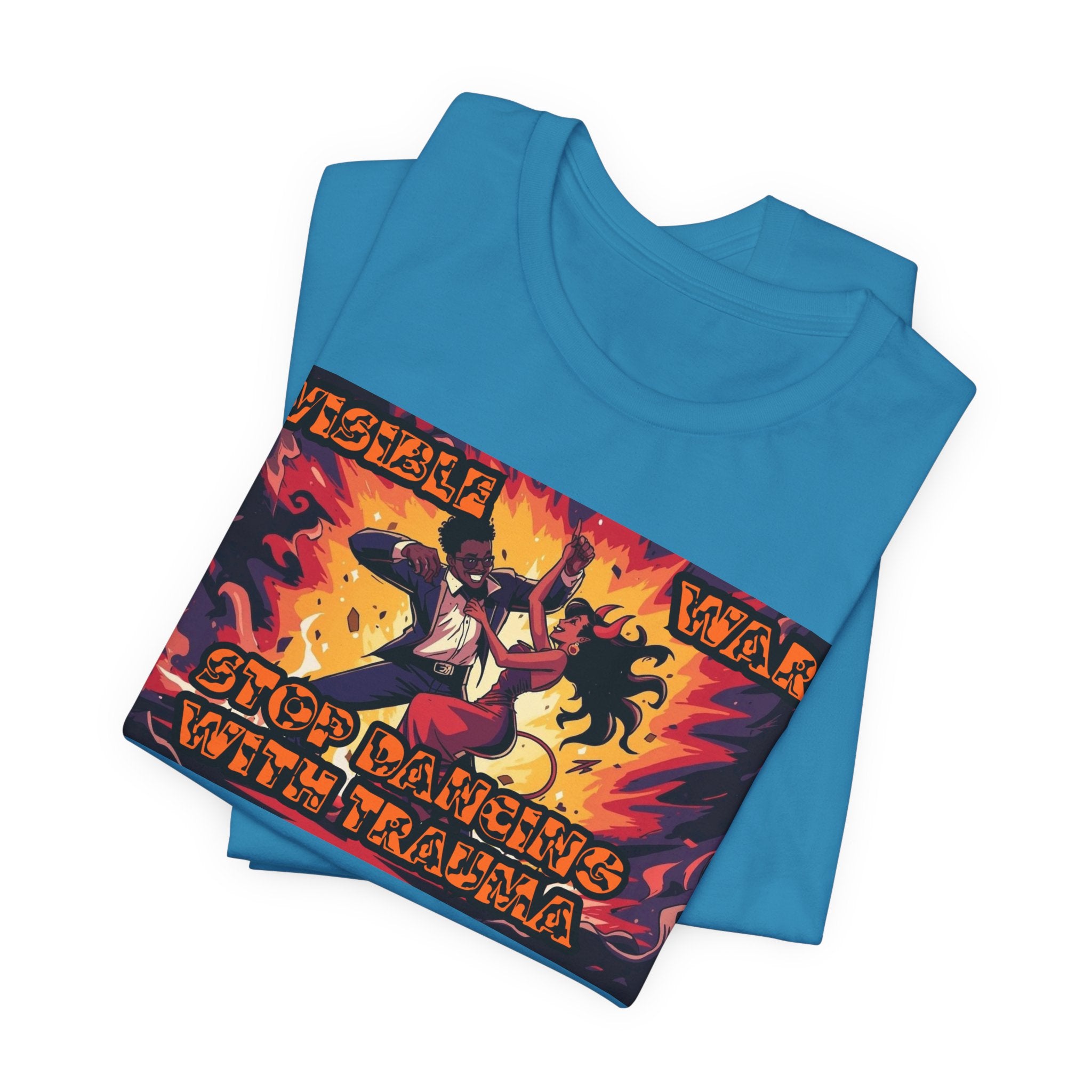 Men T-Shirt— Stop Dancing with Truama