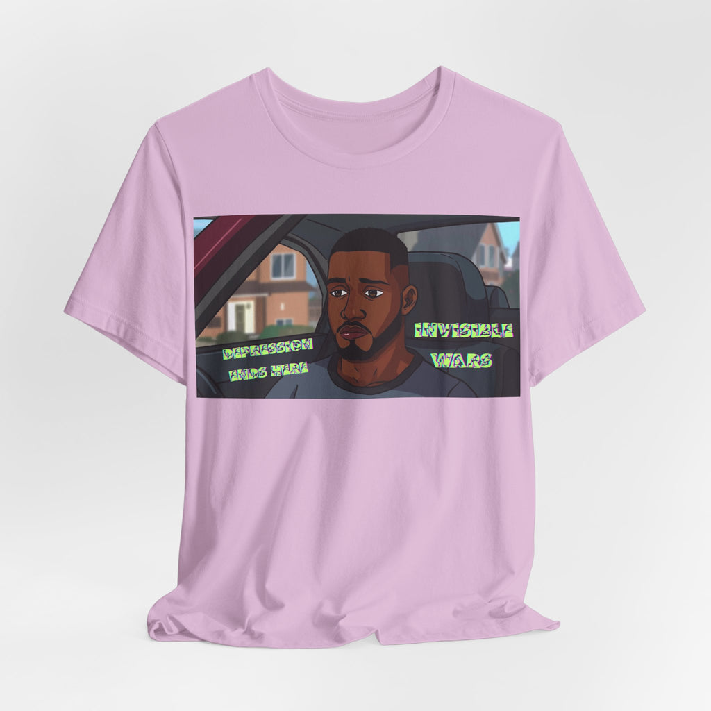 Men  T-Shirt — Depression Ends Here