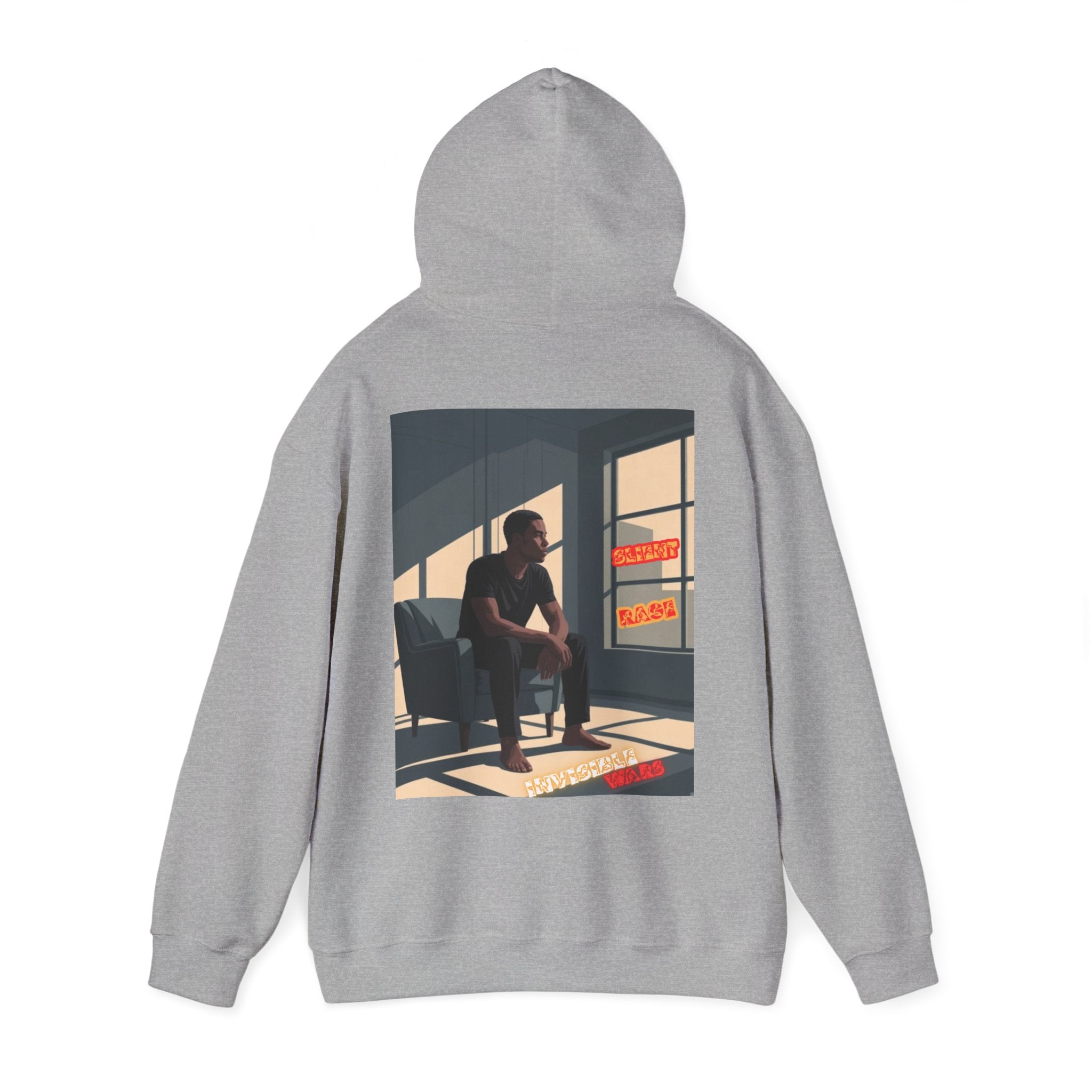 Men Hoodie - Slient Rage