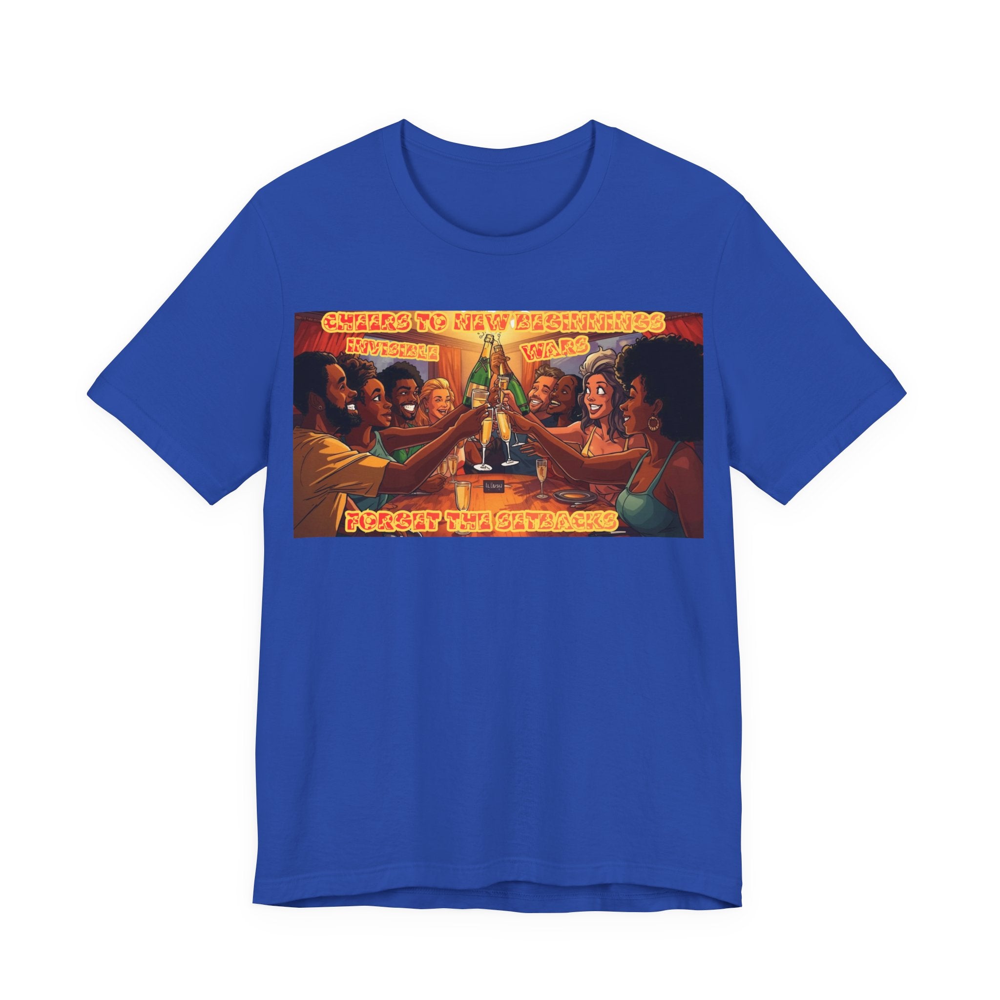 Women T-Shirt-Cheers to New Beginnings