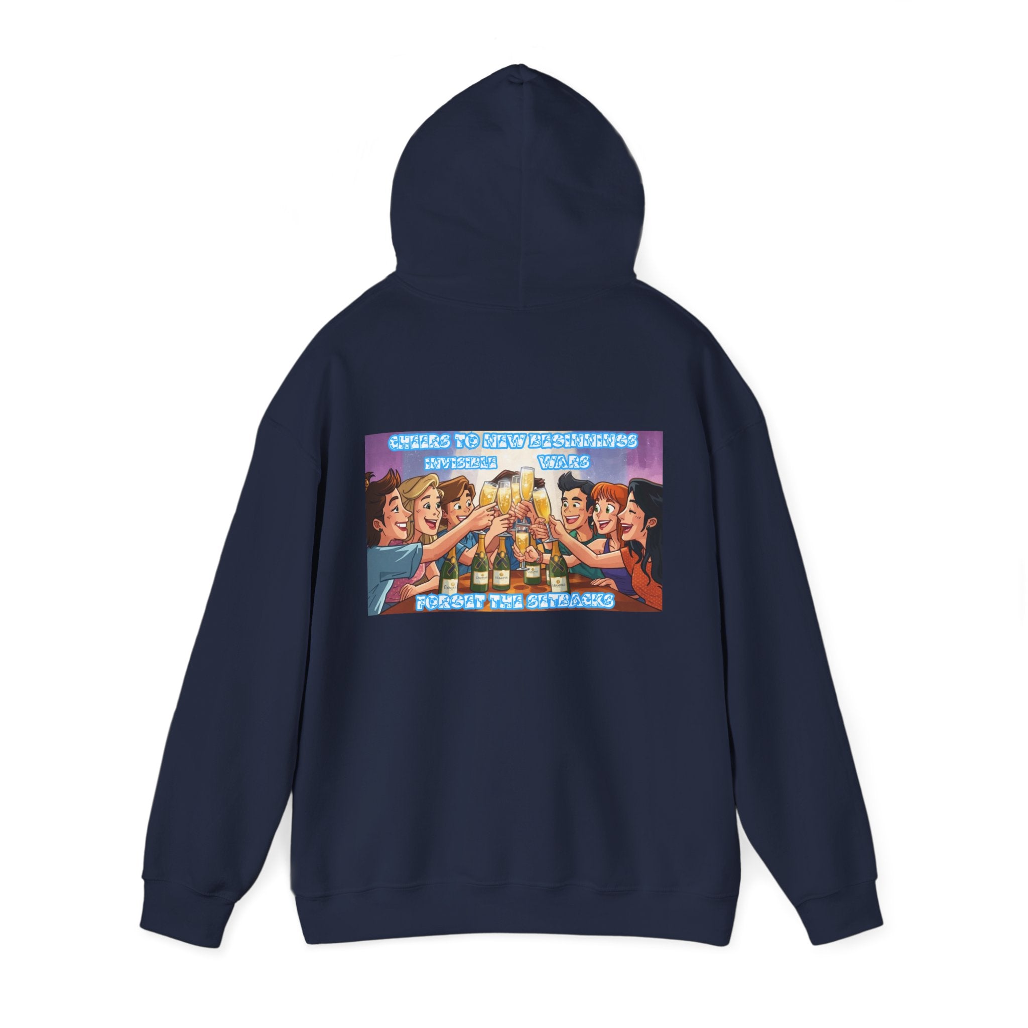Men Hoodie - Cheers to New Beginnings