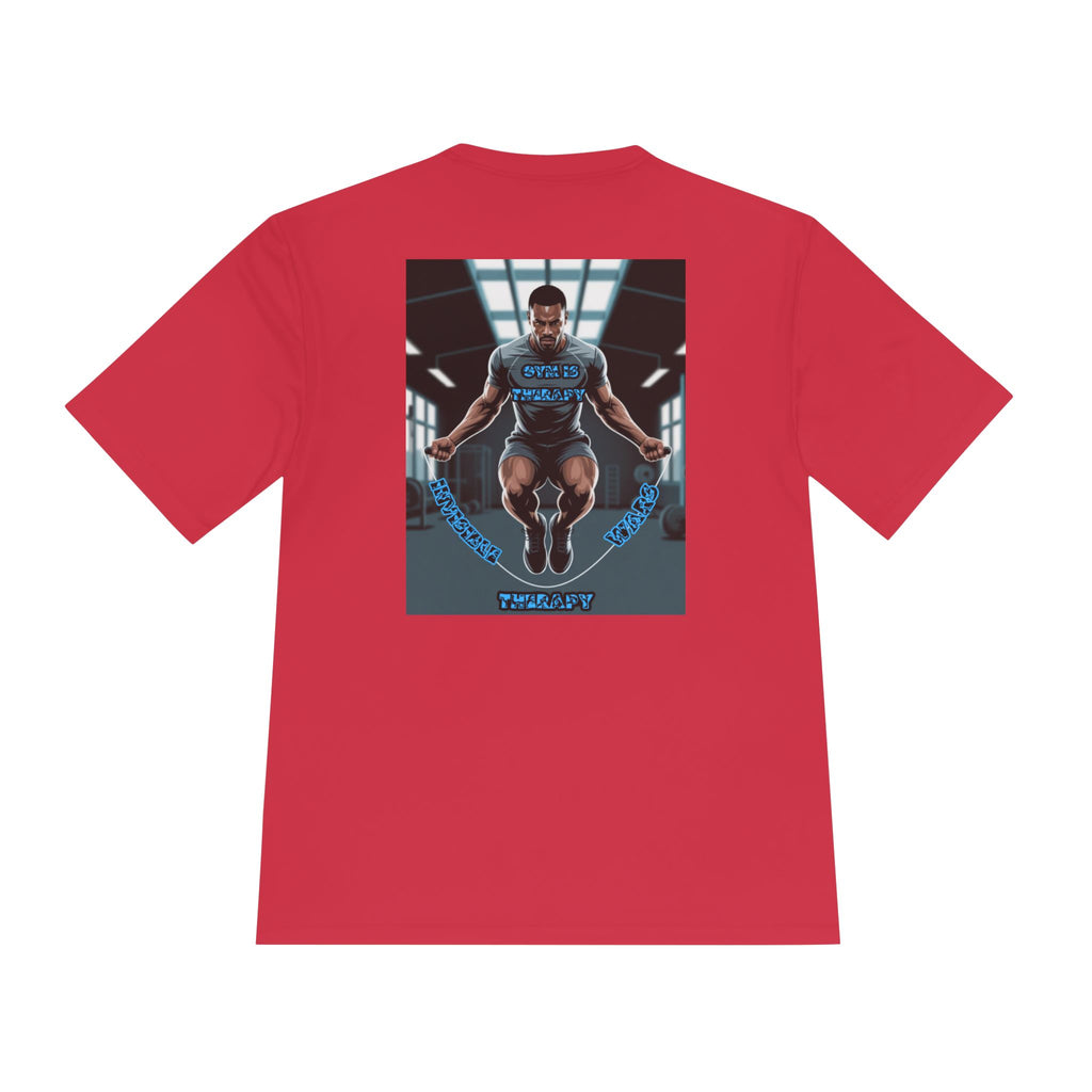 Men Fitness Graphic Shirt —Gym is therapy