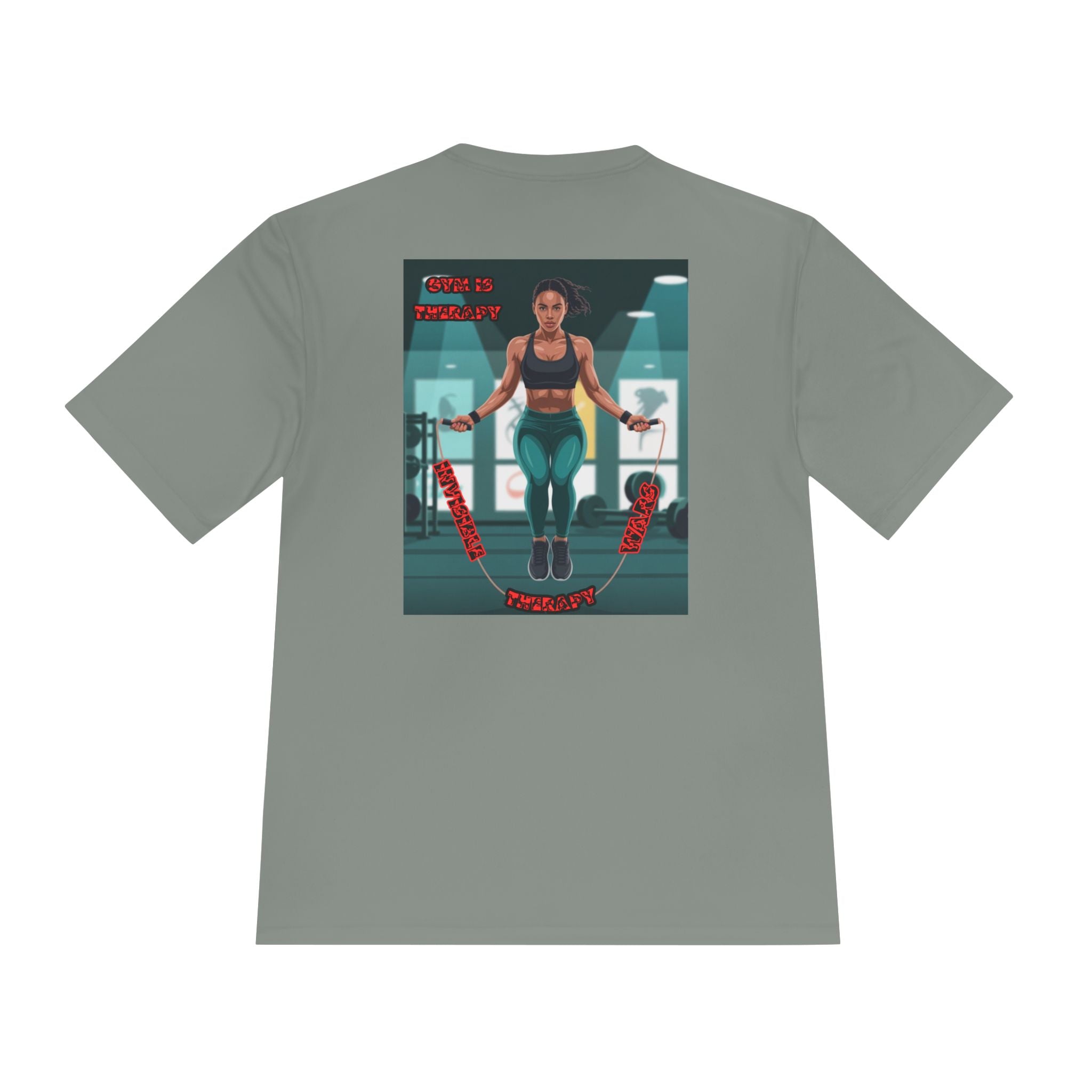 Women Fitness Graphic Shirt — Gym is Therapy