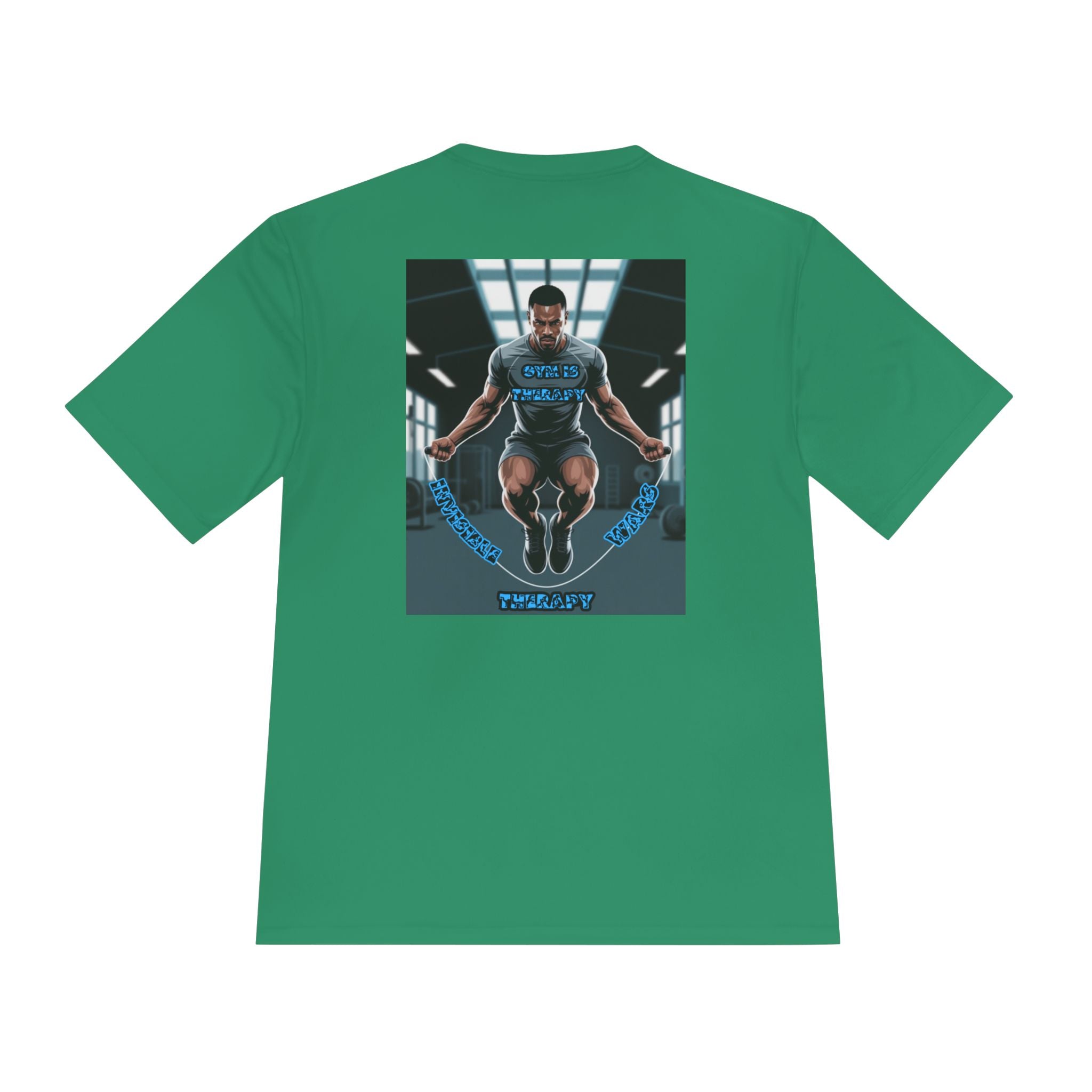 Men Fitness Graphic Shirt —Gym is therapy