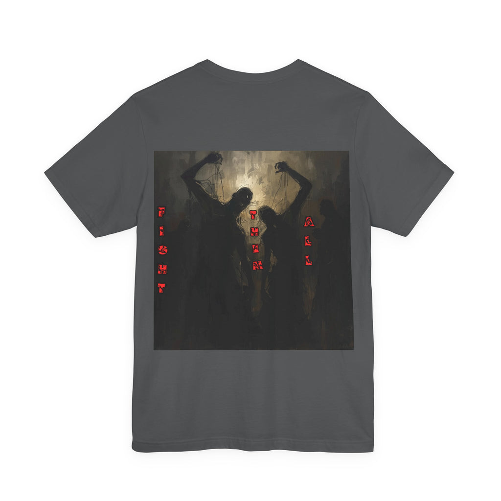 Men T-shirt Invisible Wars — Demons Lurk