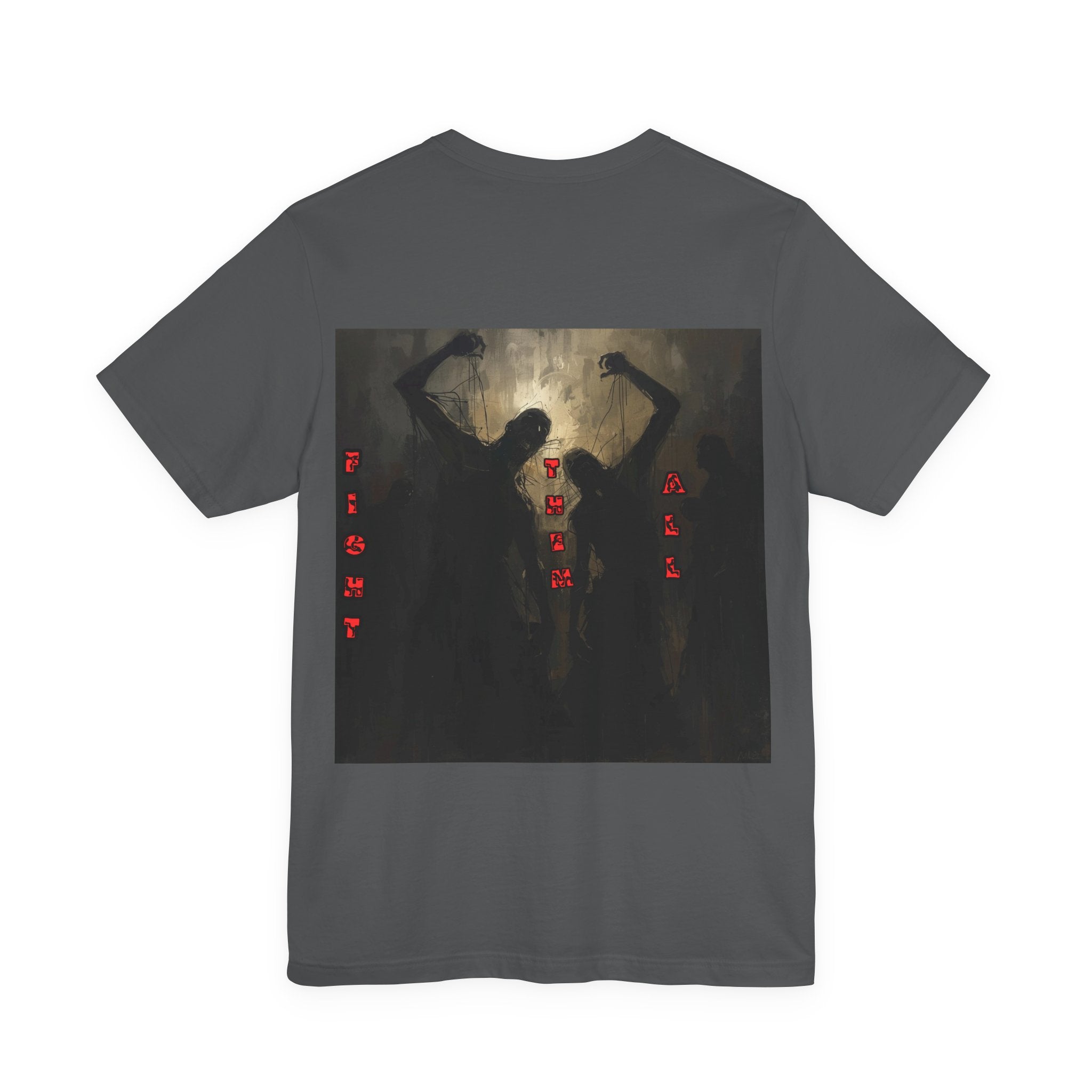 Men T-shirt Invisible Wars — Demons Lurk