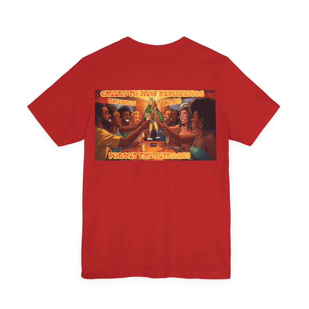 Men T-shirt - Cheers to New Beginnings