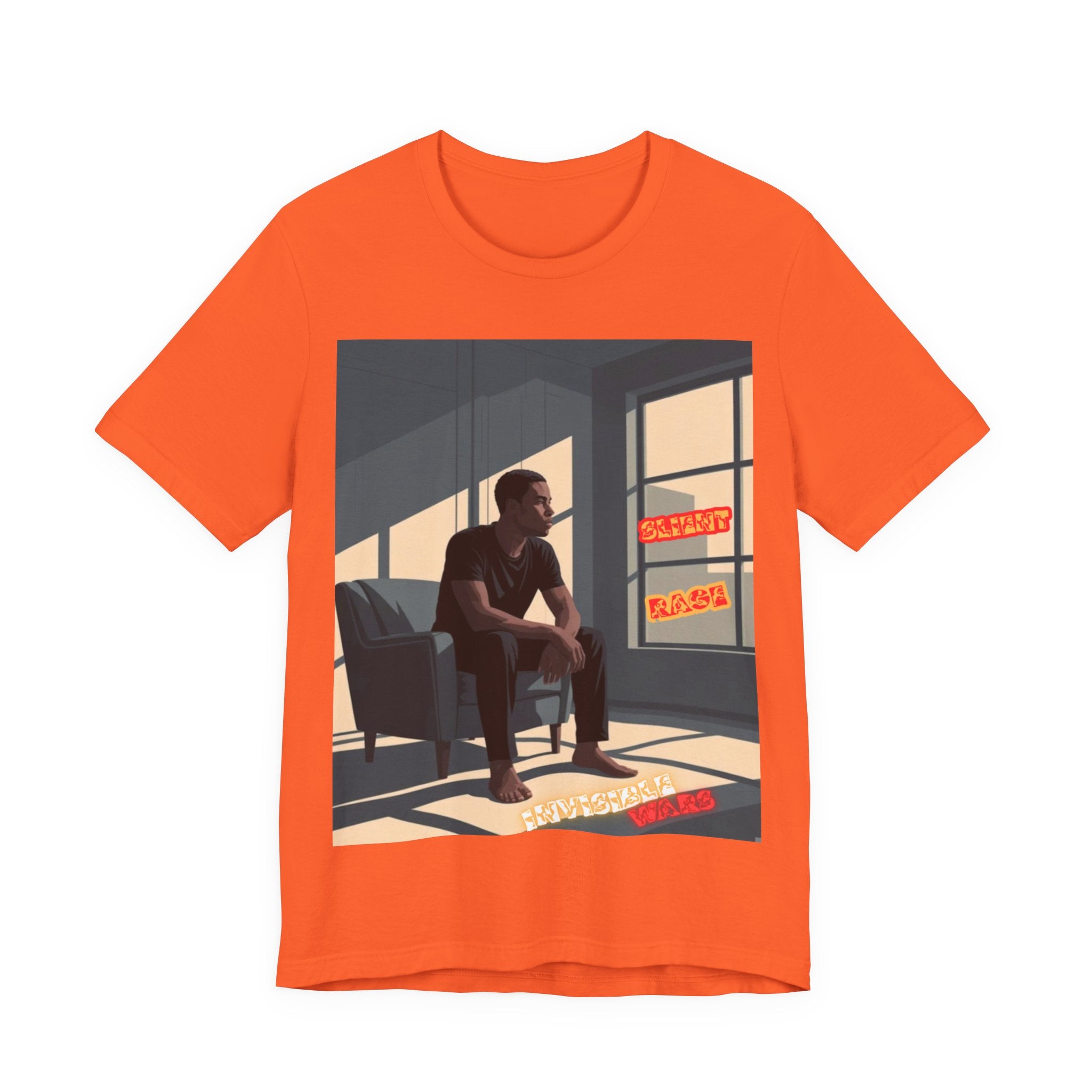 Men T‑Shirt- Slient Rage