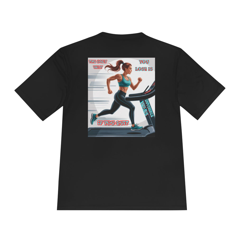 Women Fitness Graphic Shirt — The Only Way You Lose