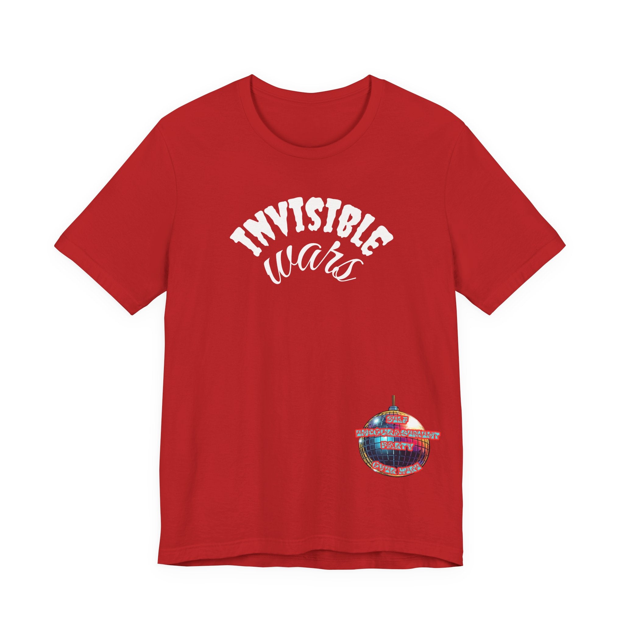 Women Invisible Wars T-Shirt — Encouragement Party Disco Ball