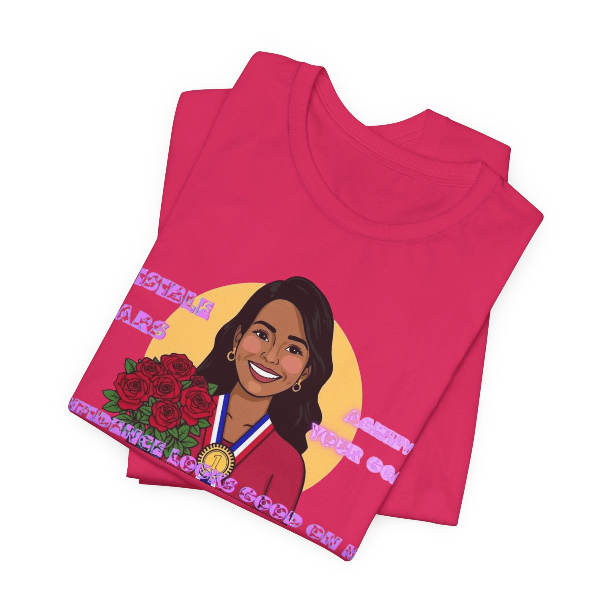 Women T-Shirt — Confidence looks good on me
