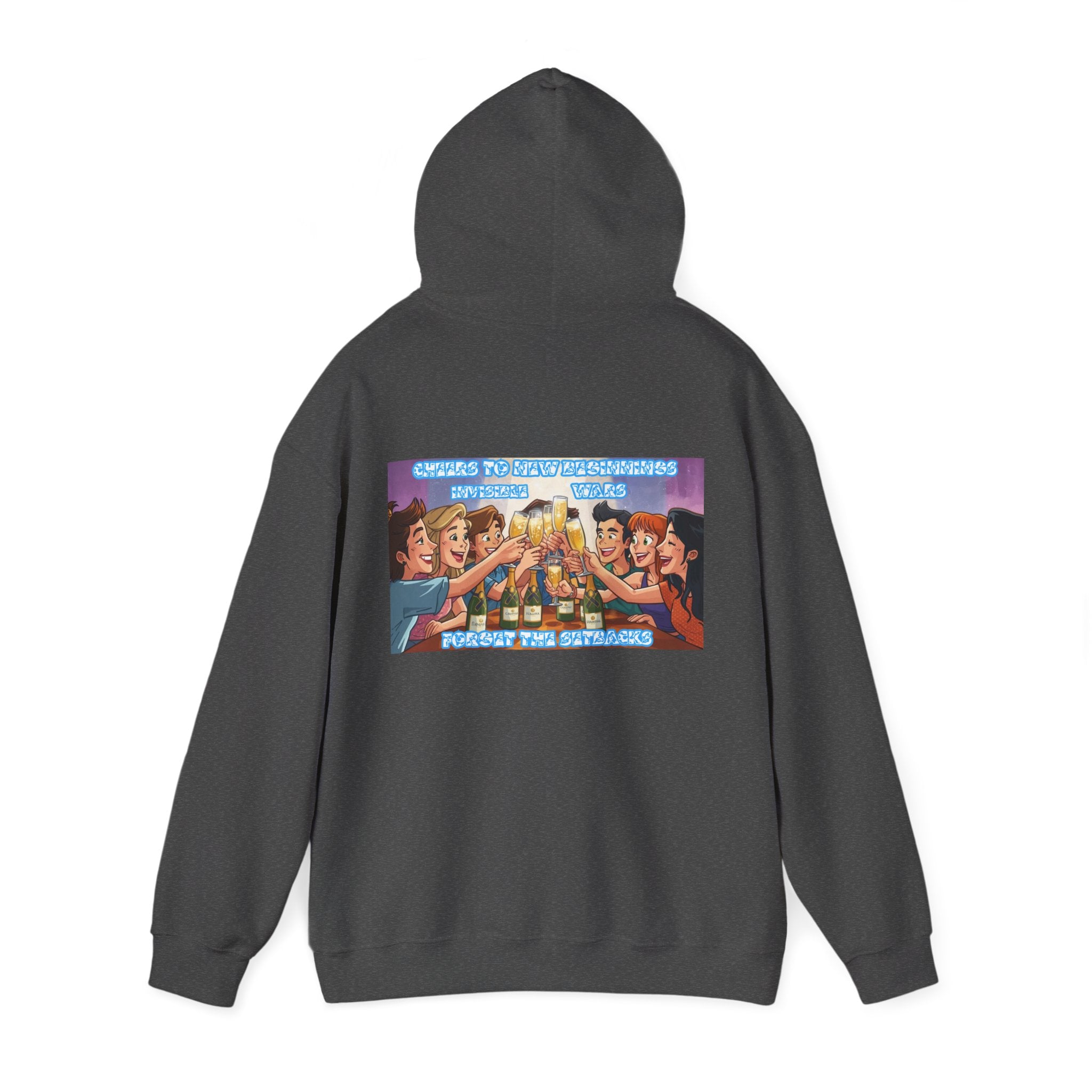 Men Hoodie - Cheers to New Beginnings