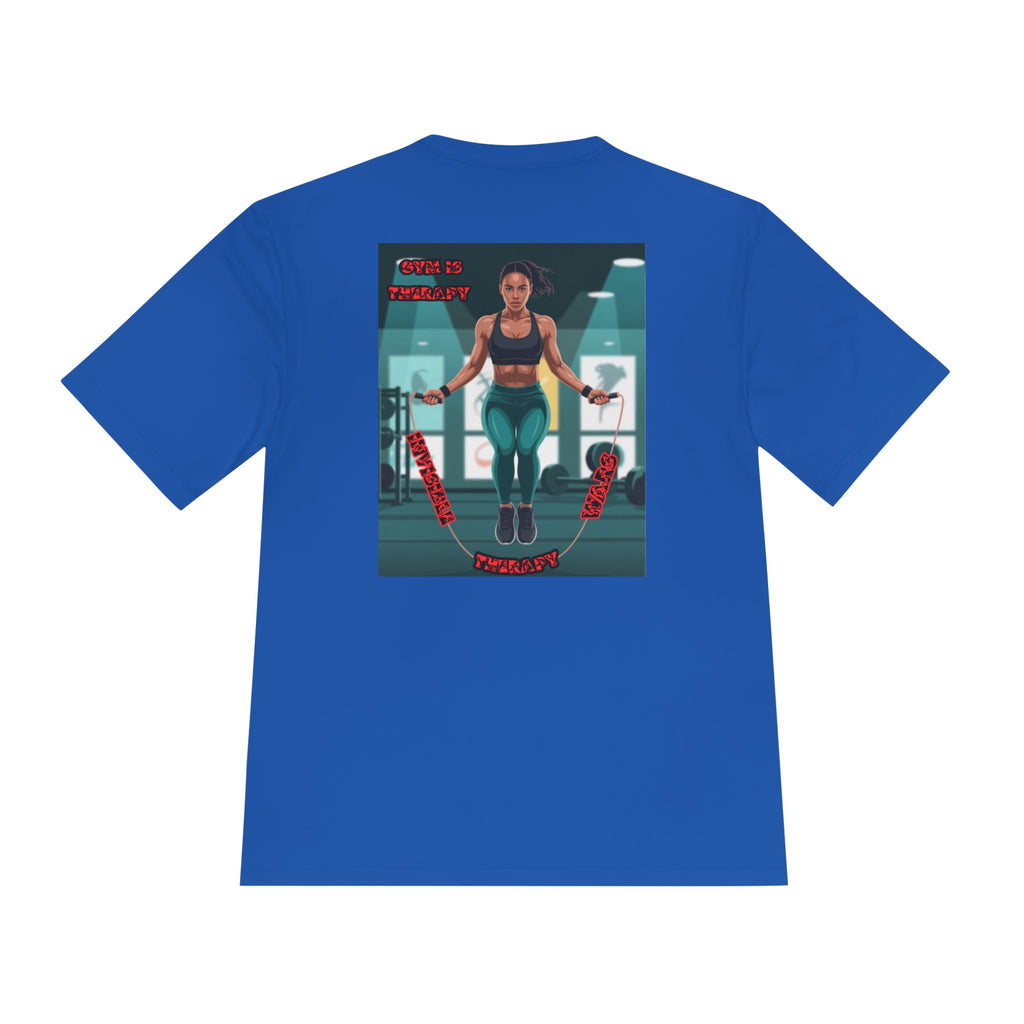 Women Fitness Graphic Shirt — Gym is Therapy