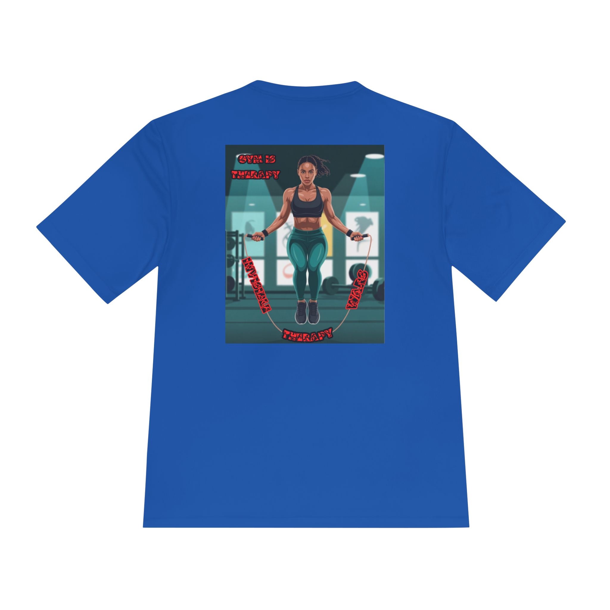 Women Fitness Graphic Shirt — Gym is Therapy