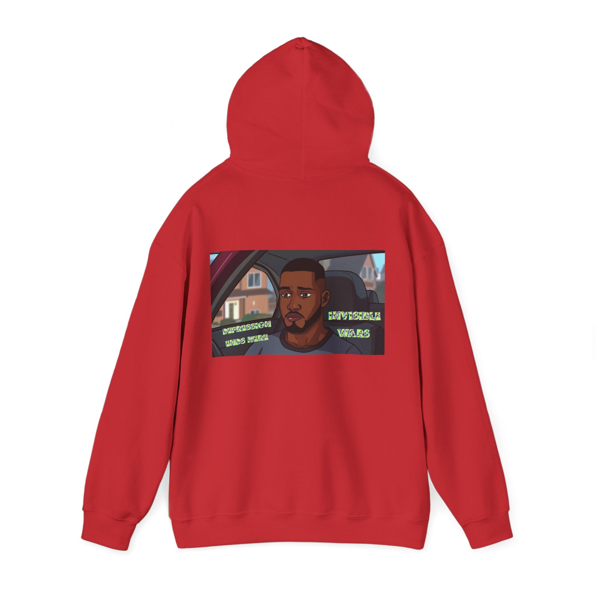 Men  Hoodie — Depression Ends Here