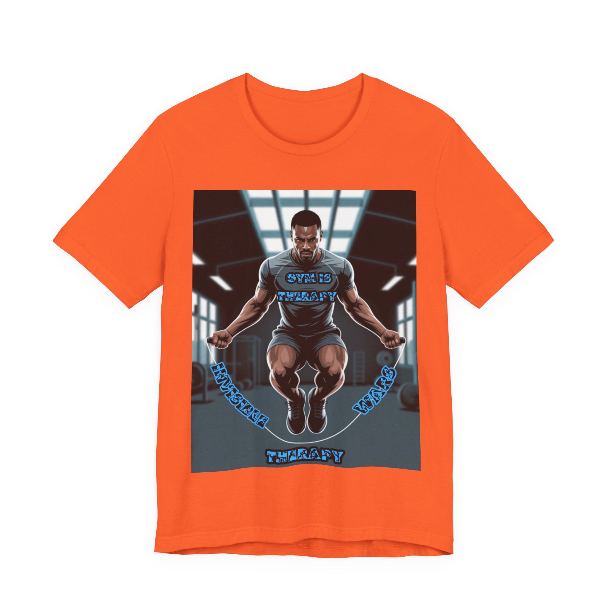 Men T-Shirt = Gym is Therapy