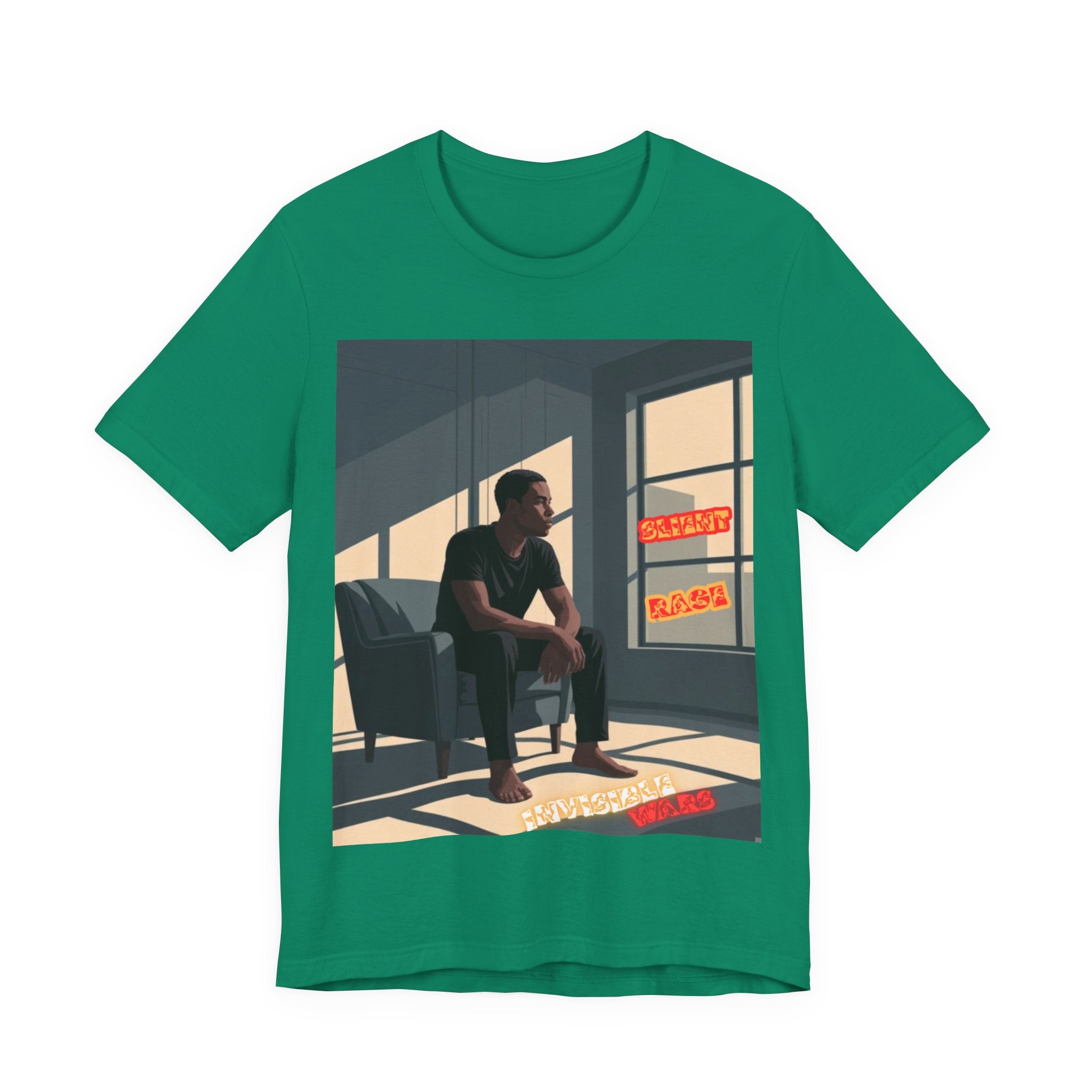 Men T‑Shirt- Slient Rage