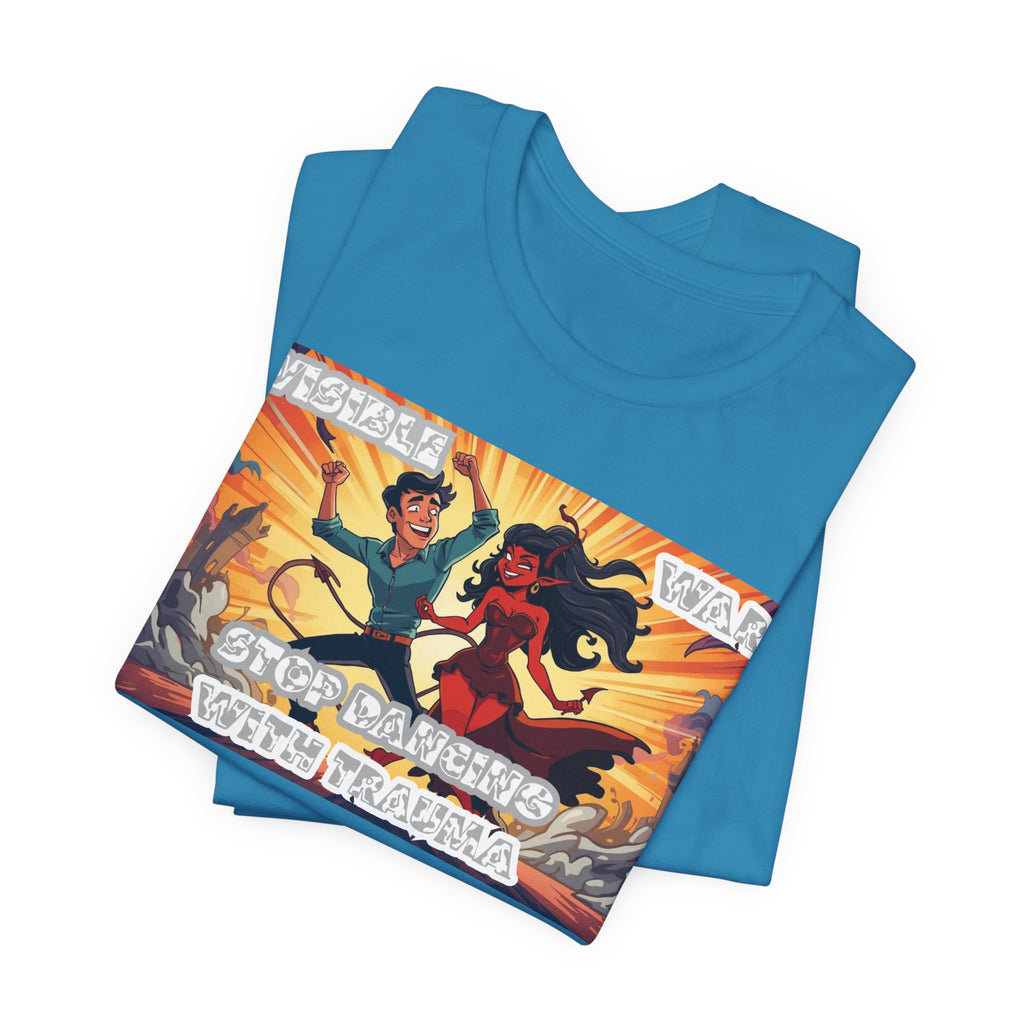 Men T-Shirt –Stop Dancing with Truama